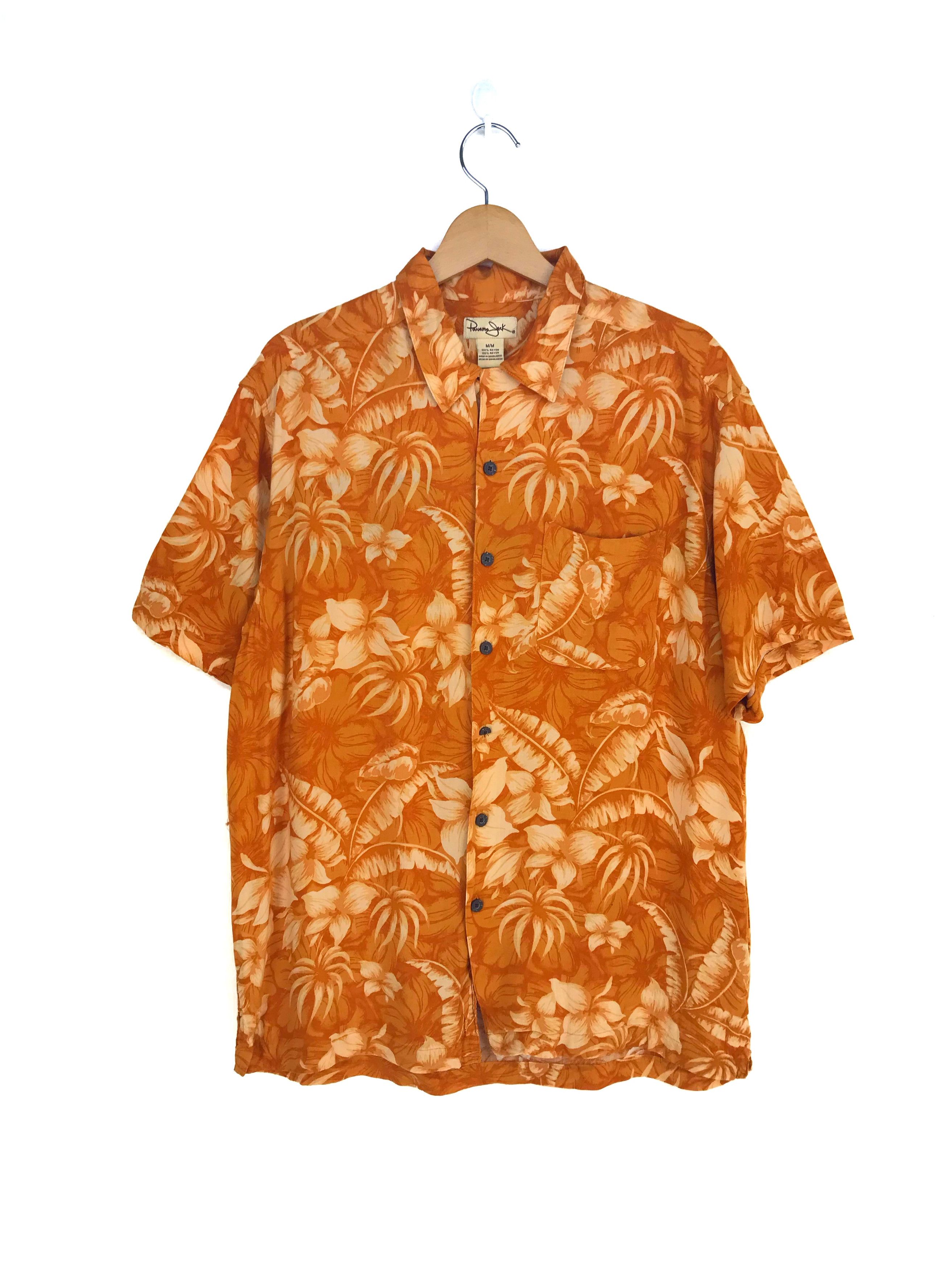 Panama Jack Vintage Hawaiian PANAMA JACK Rain Forest Brown Shirt Size US M / EU 48-50 / 2 - 1 Thumbnail