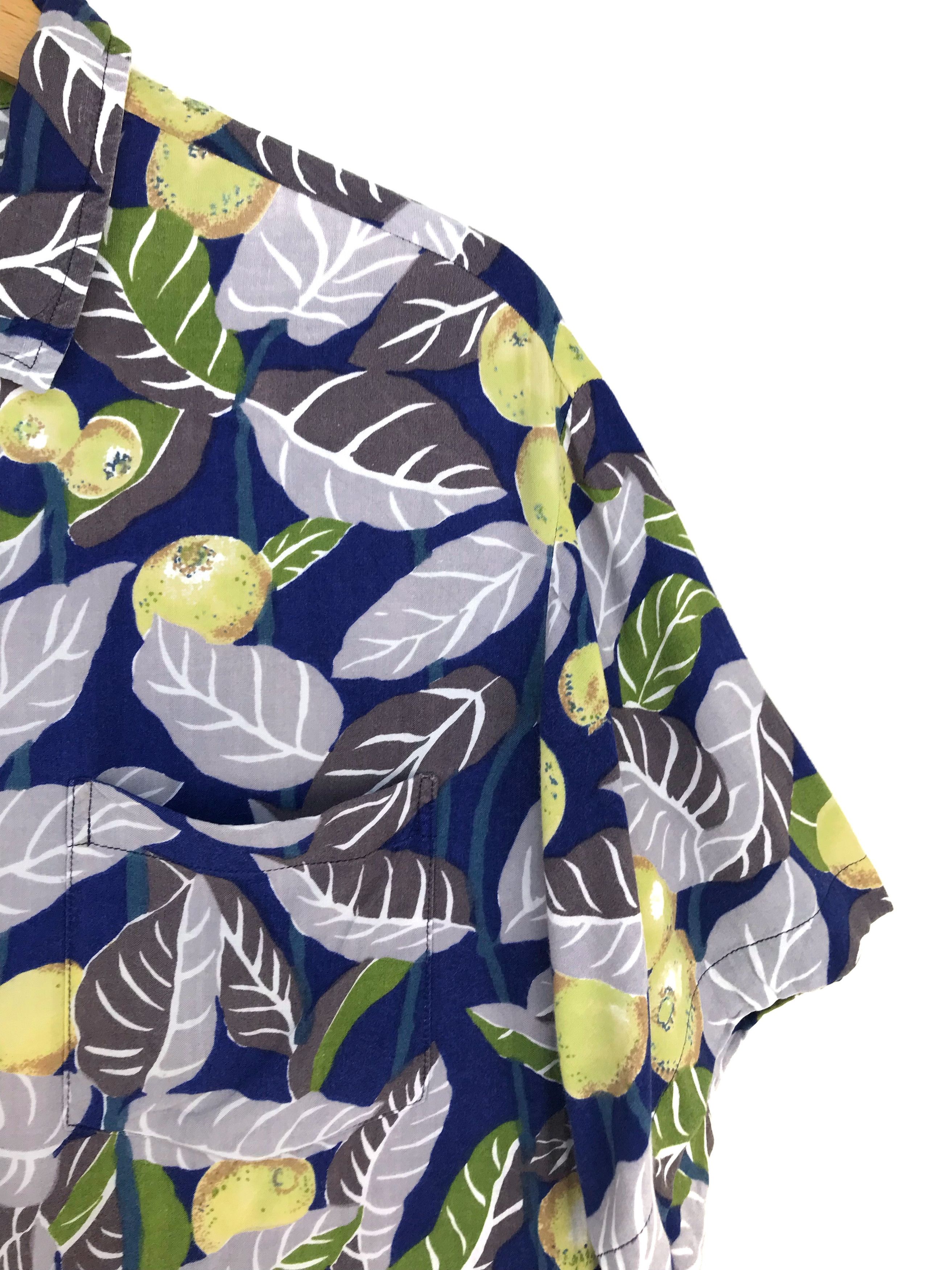 Vintage Vintage Hawaiian MAUI SUNSET Fruits & Leaf Shirt Size US M / EU 48-50 / 2 - 3 Thumbnail