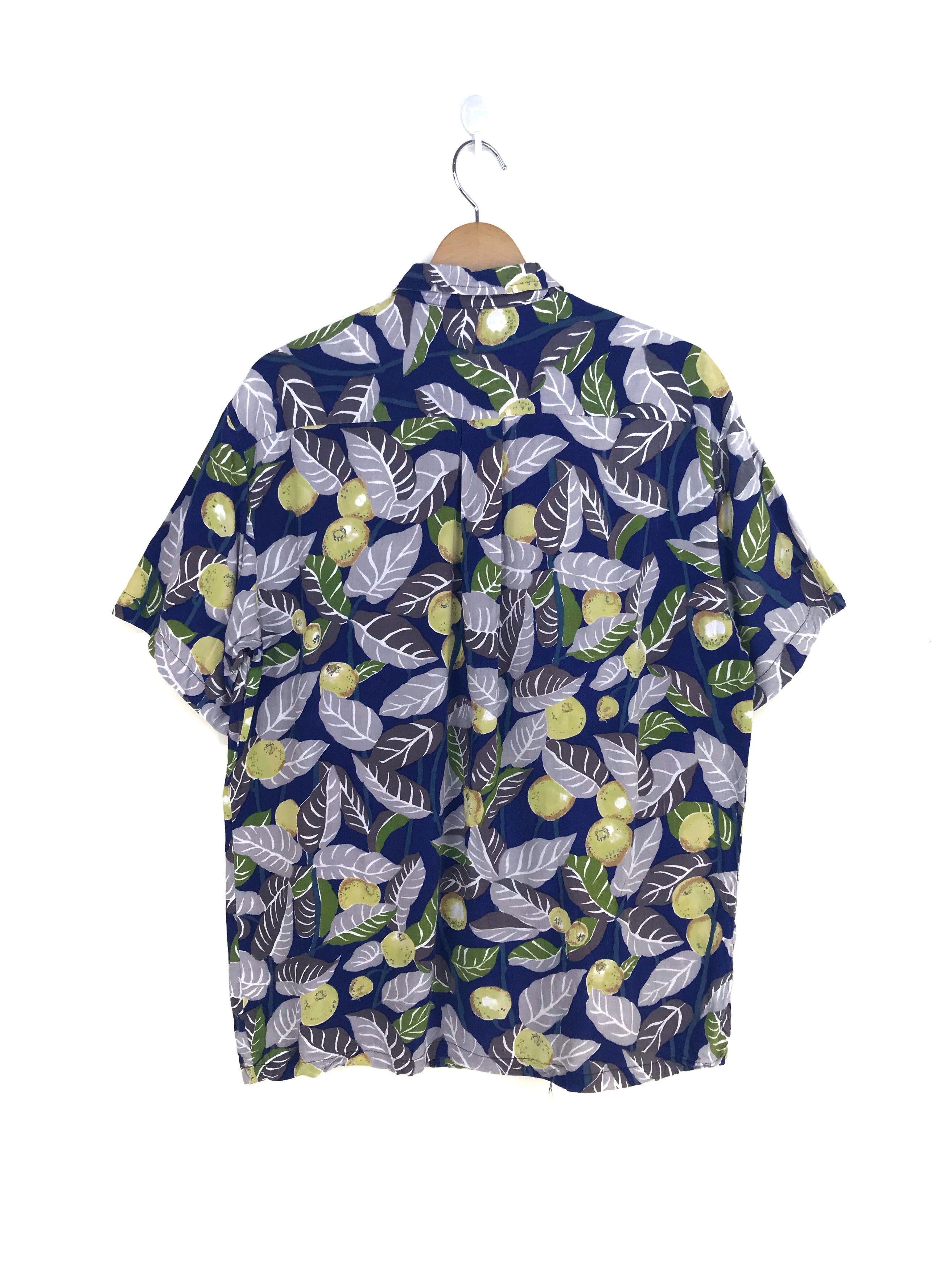 Vintage Vintage Hawaiian MAUI SUNSET Fruits & Leaf Shirt Size US M / EU 48-50 / 2 - 8 Thumbnail