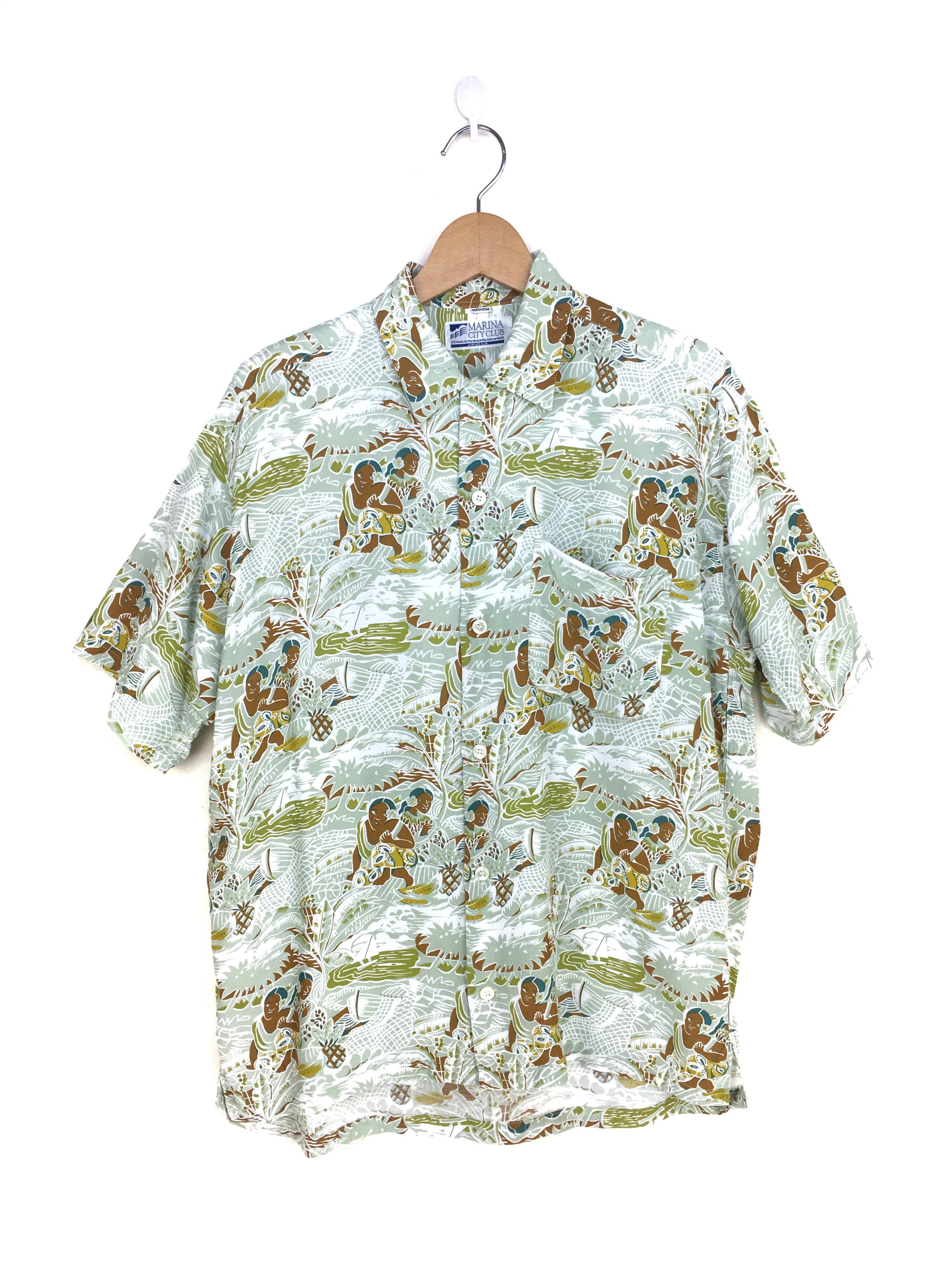 Vintage Vintage Hawaiian MARINA CITY Island Activity Shirt Size US M / EU 48-50 / 2 - 1 Thumbnail