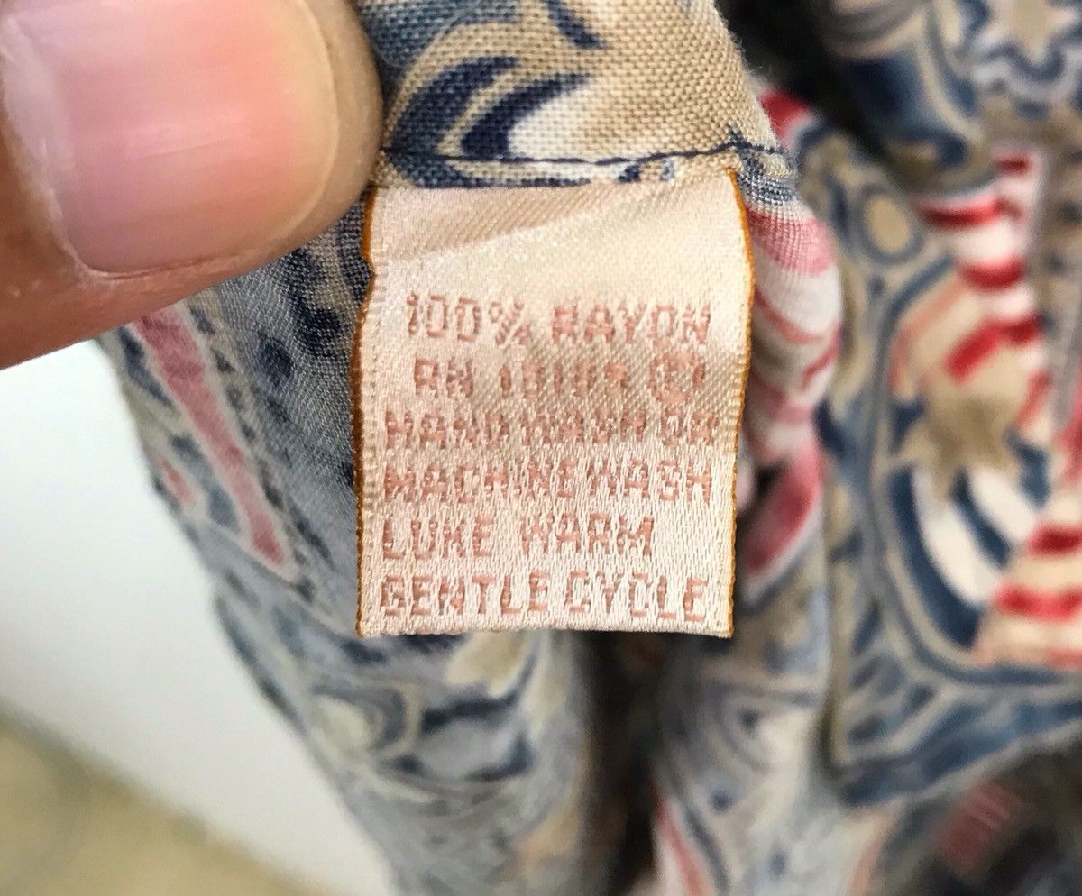 Vintage Vintage Hawaiian CAMPIA MODA 100% Rayon US Flag Floral Baggy Size US M / EU 48-50 / 2 - 8 Thumbnail