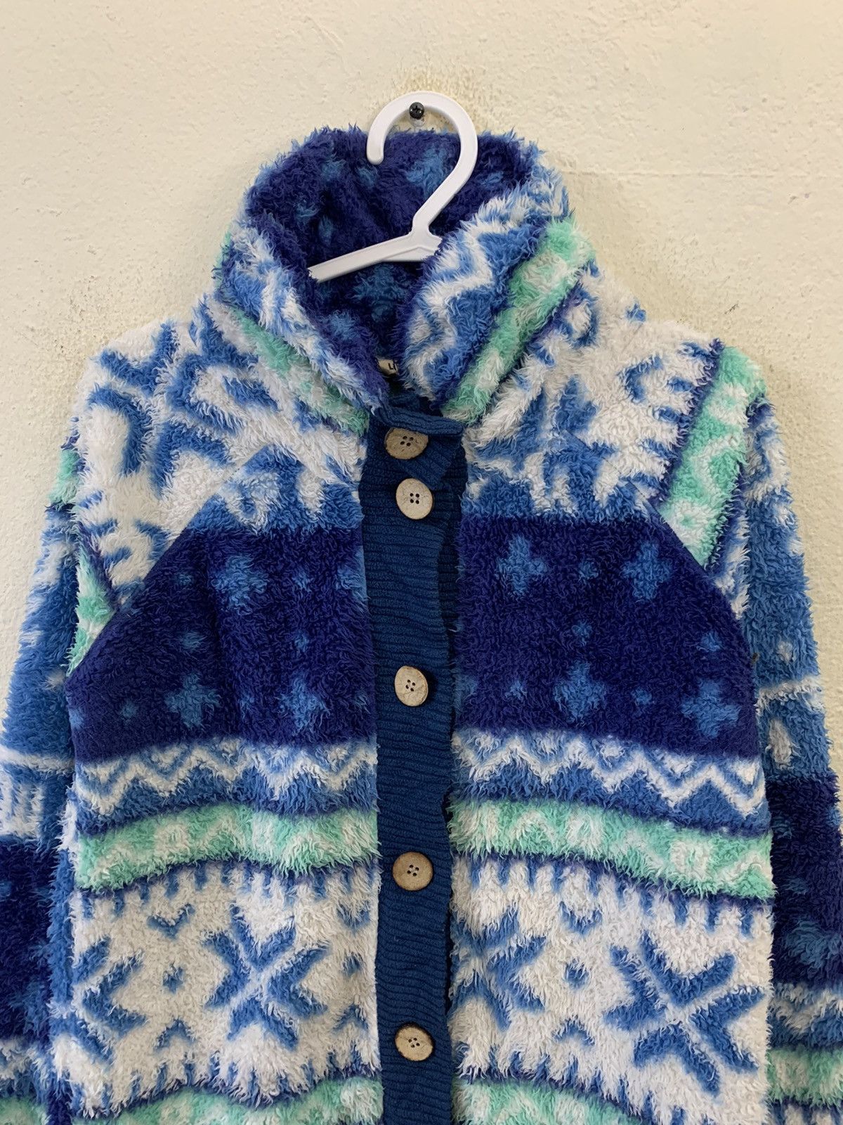 Japanese Brand Livre Kina Nice Design Fleece Jacket Size US S / EU 44-46 / 1 - 4 Thumbnail