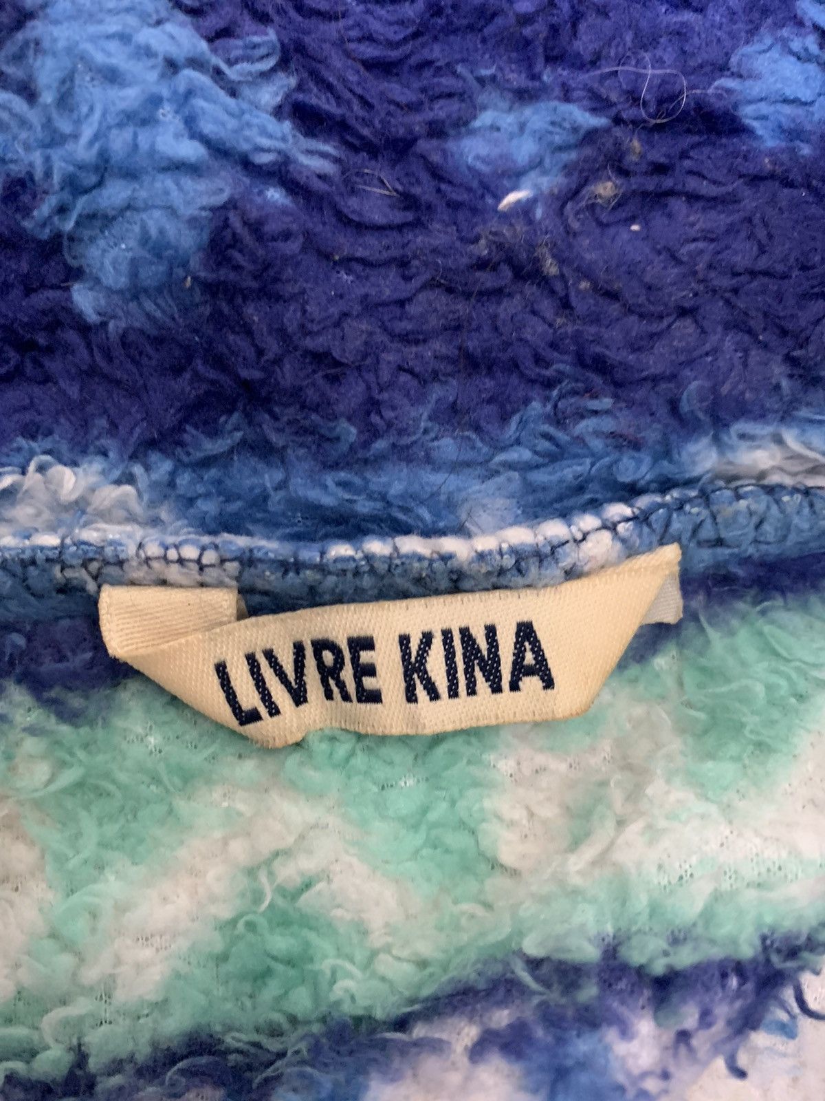 Japanese Brand Livre Kina Nice Design Fleece Jacket Size US S / EU 44-46 / 1 - 9 Thumbnail