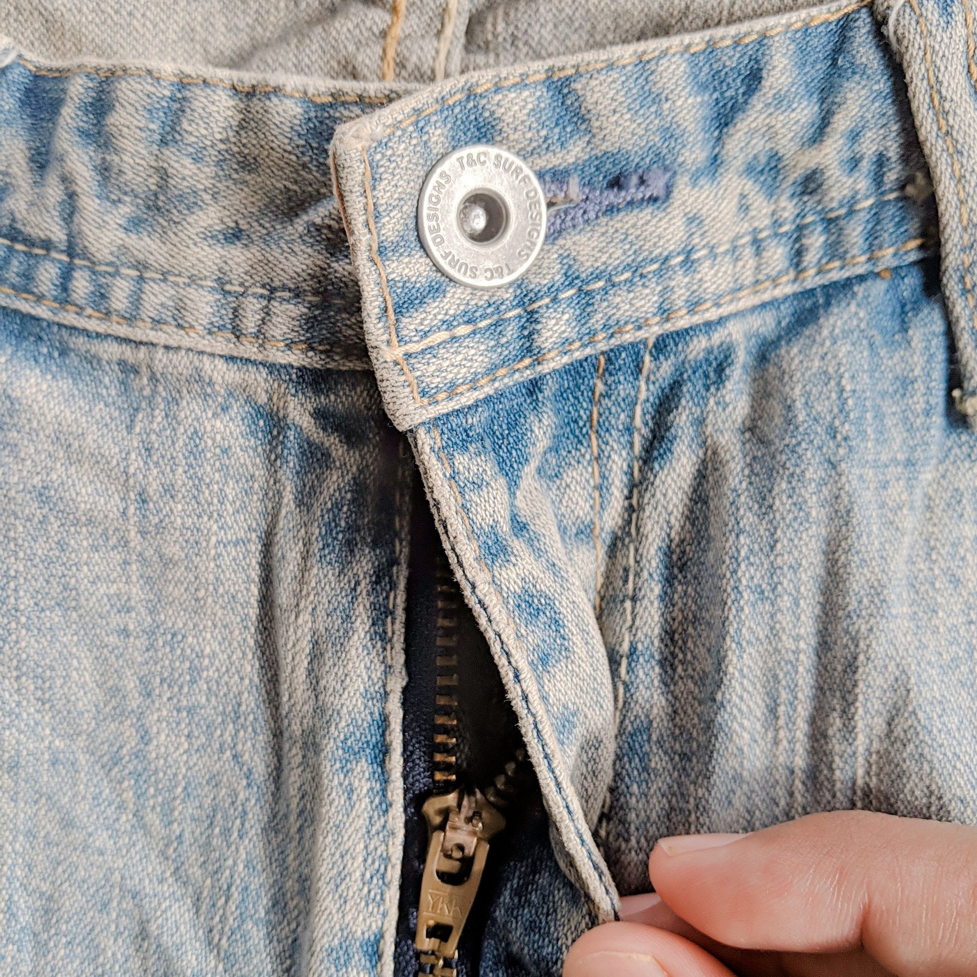 Japanese Brand × Jean × Vintage W30 🔥 Vintage T&C Surf Distress Jean Faded Denim Pants Sicks Size US 30 / EU 46 - 10 Thumbnail