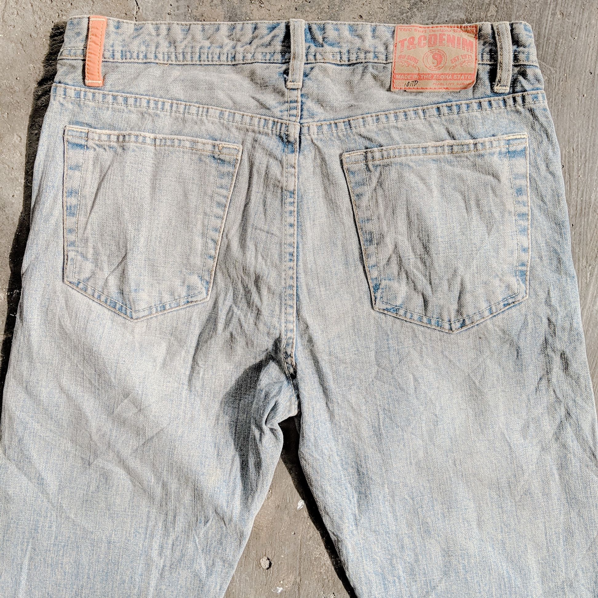 Japanese Brand × Jean × Vintage W30 🔥 Vintage T&C Surf Distress Jean Faded Denim Pants Sicks Size US 30 / EU 46 - 5 Thumbnail