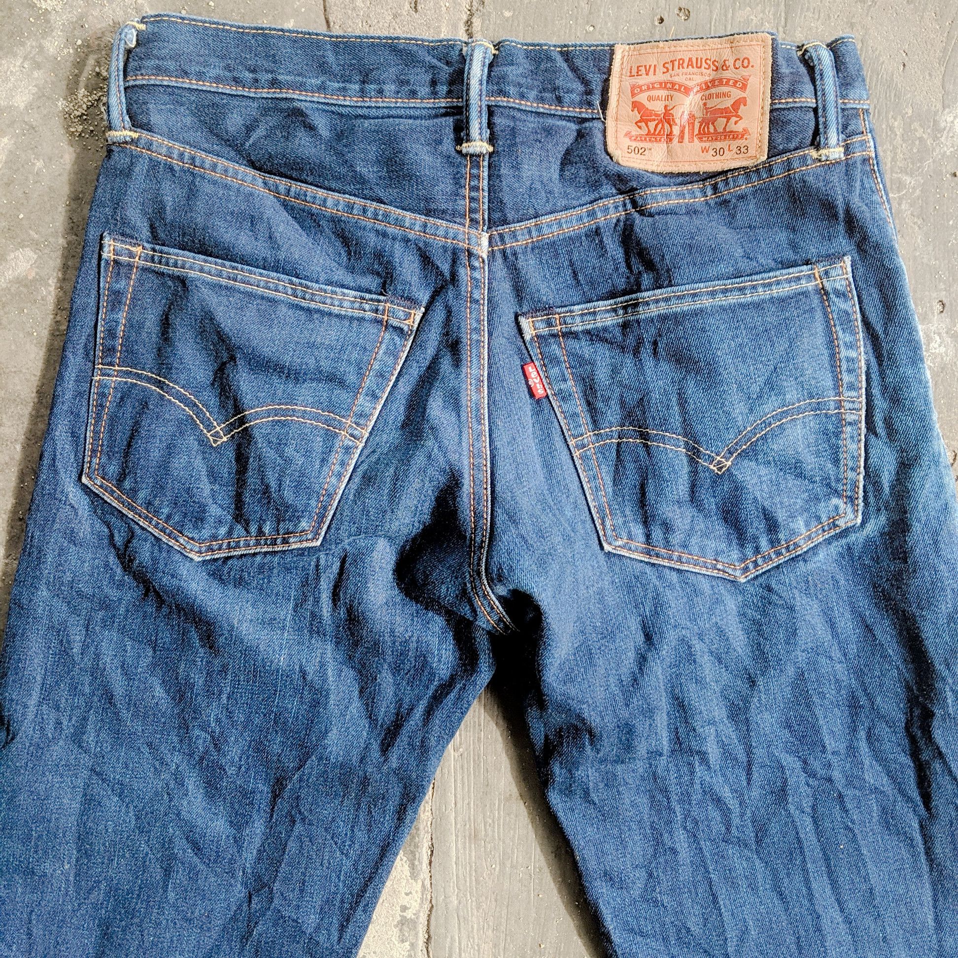 Levi's Vintage Levis 502 Sicks Denim Jean Pants W32 Size US 32 / EU 48 - 6 Thumbnail