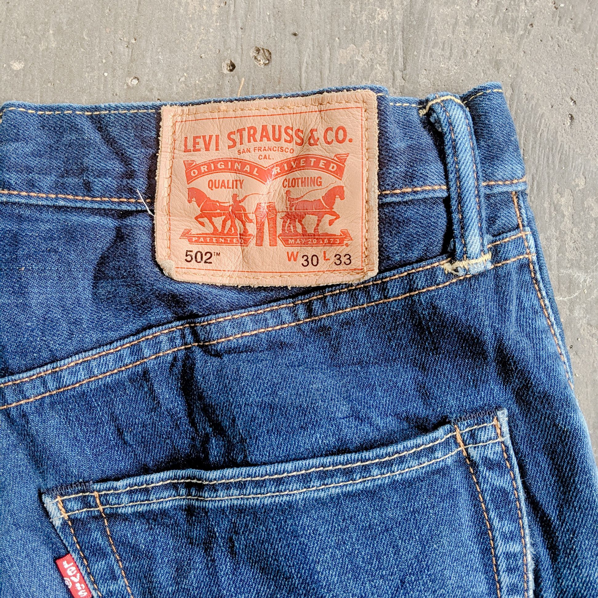 Levi's Vintage Levis 502 Sicks Denim Jean Pants W32 Size US 32 / EU 48 - 3 Thumbnail