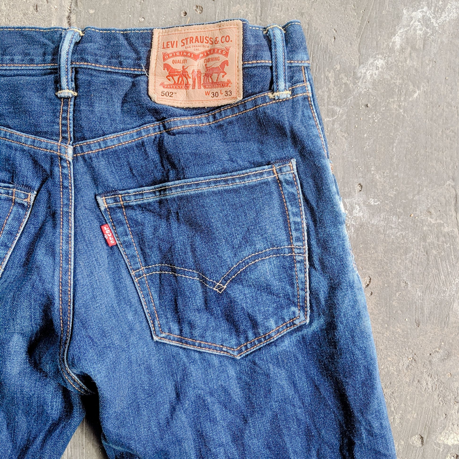 Levi's Vintage Levis 502 Sicks Denim Jean Pants W32 Size US 32 / EU 48 - 4 Thumbnail