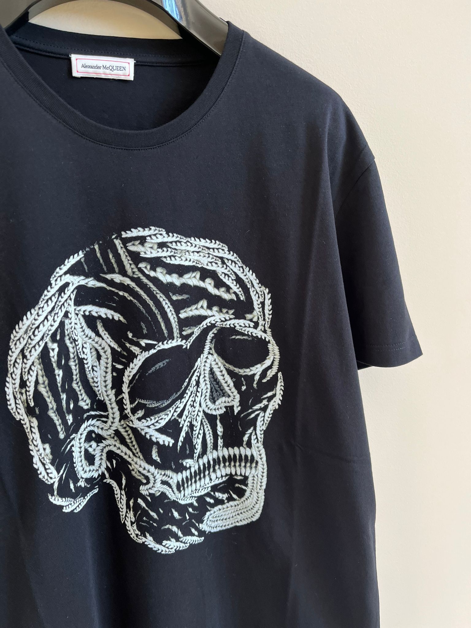 Alexander McQueen Short Sleeve Tee Shirt in Black Size US M / EU 48-50 / 2 - 3 Thumbnail