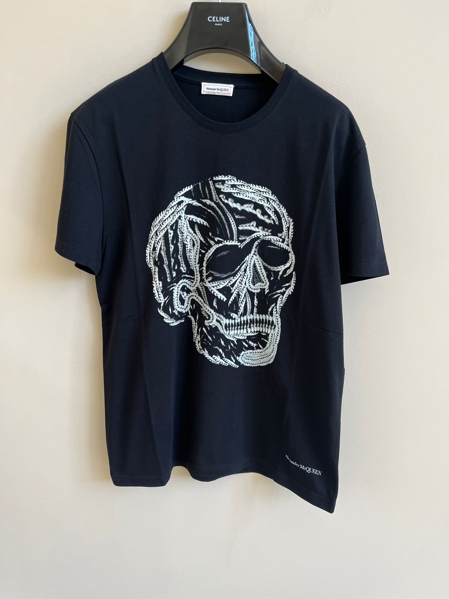 Alexander McQueen Short Sleeve Tee Shirt in Black Size US M / EU 48-50 / 2 - 4 Thumbnail