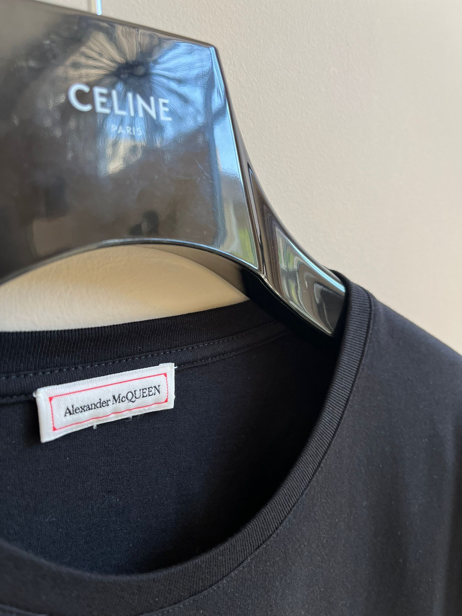 Alexander McQueen Short Sleeve Tee Shirt in Black Size US M / EU 48-50 / 2 - 6 Thumbnail