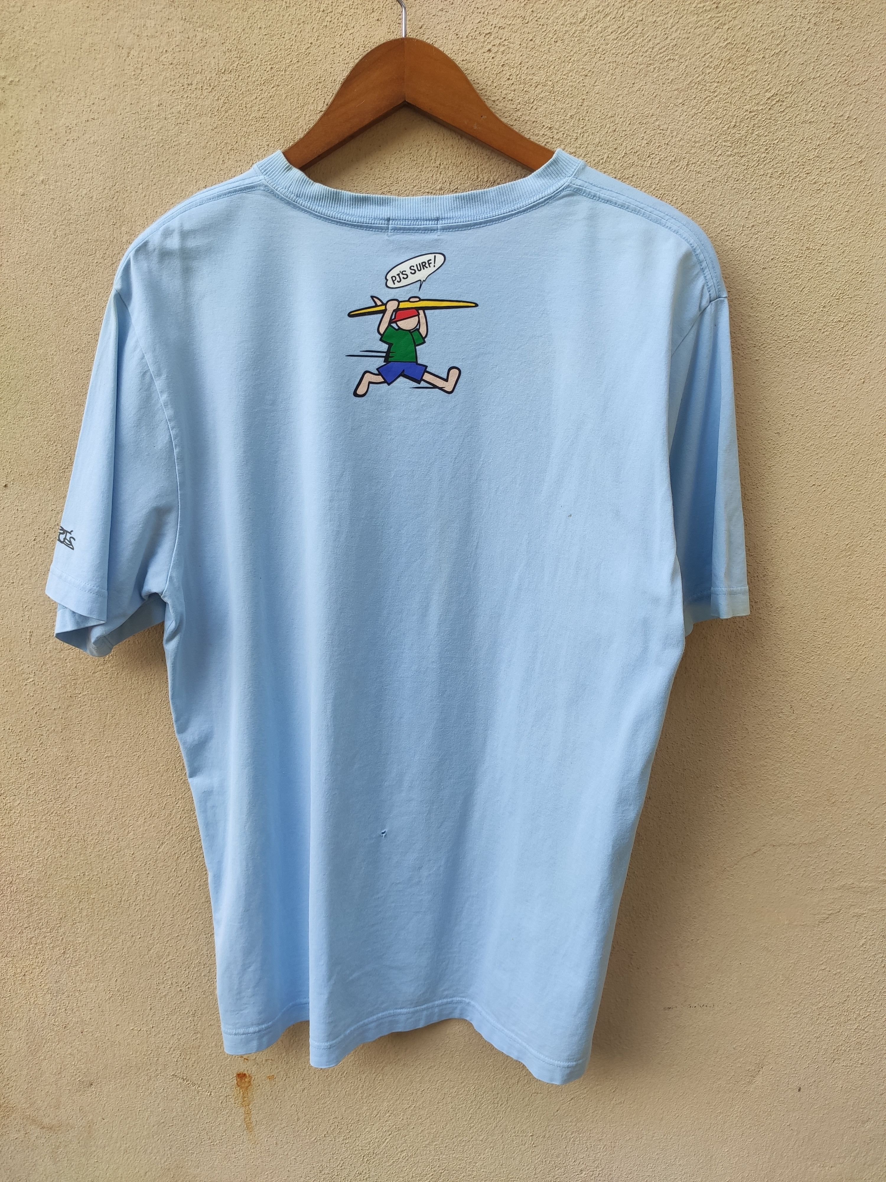 Japanese Brand 🔥 Vintage PJ'S Surf t shirt surfing tees sun surf Size US L / EU 52-54 / 3 - 3 Thumbnail