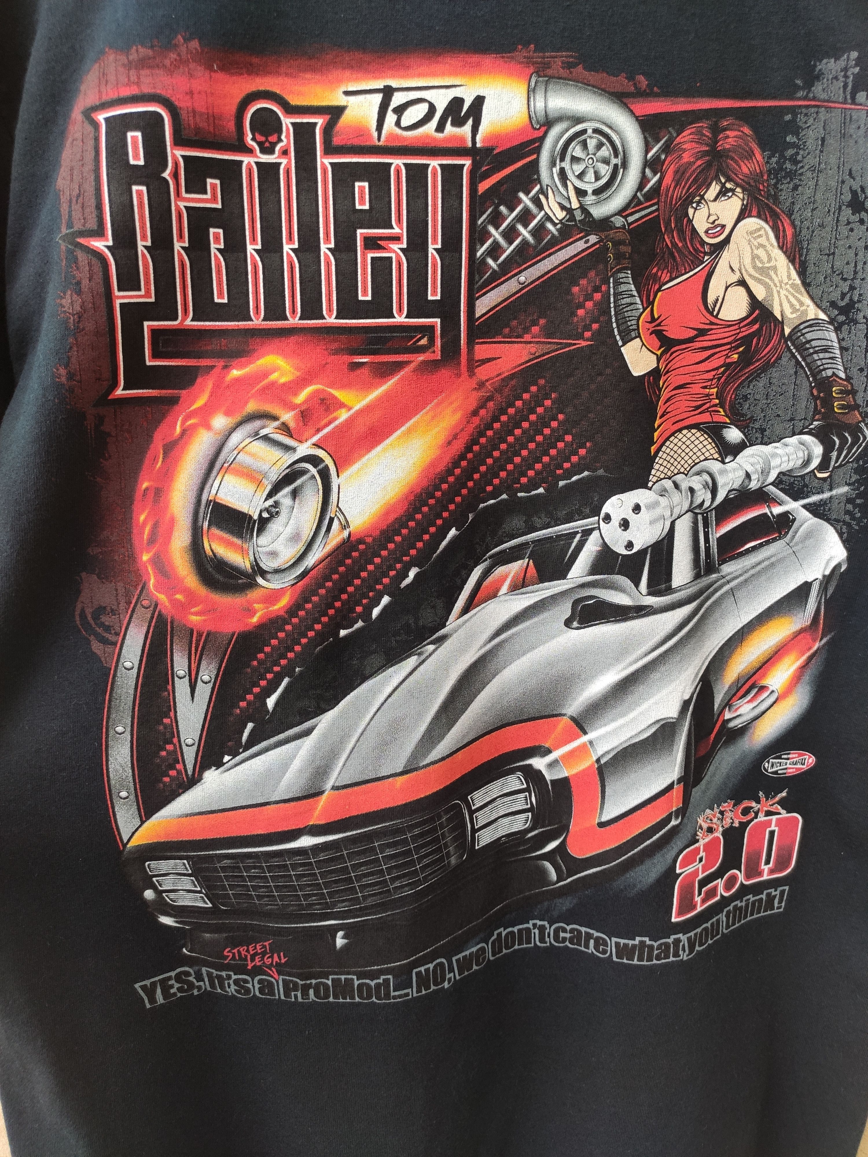 Vintage Tom Bailey t shirt Street Legal Sick 2.0 tees Size US M / EU 48-50 / 2 - 4 Thumbnail