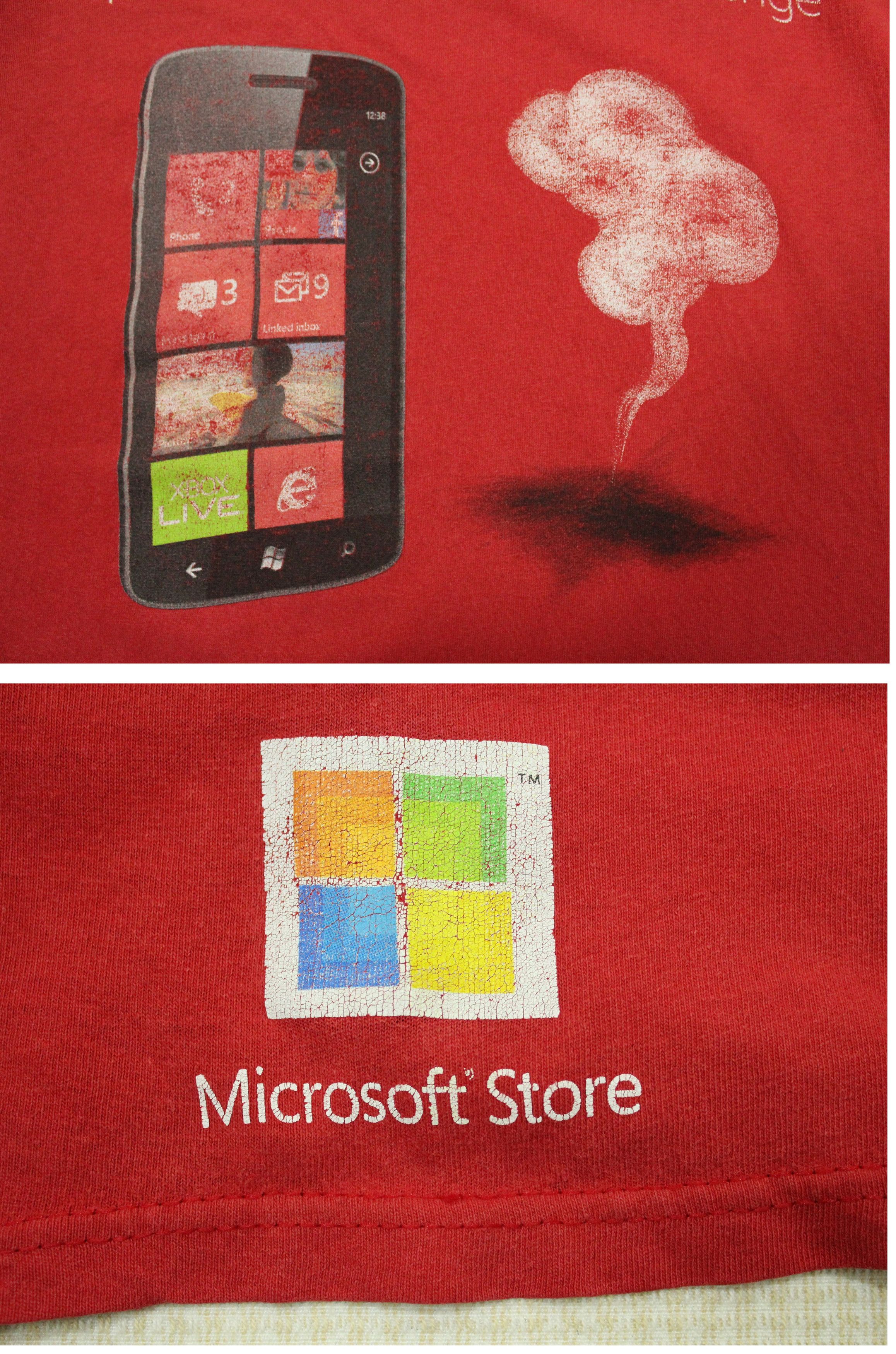 Vintage Vintage MICROSOFT T Shirt Distressed Thrashed ERD Size US L / EU 52-54 / 3 - 9 Thumbnail