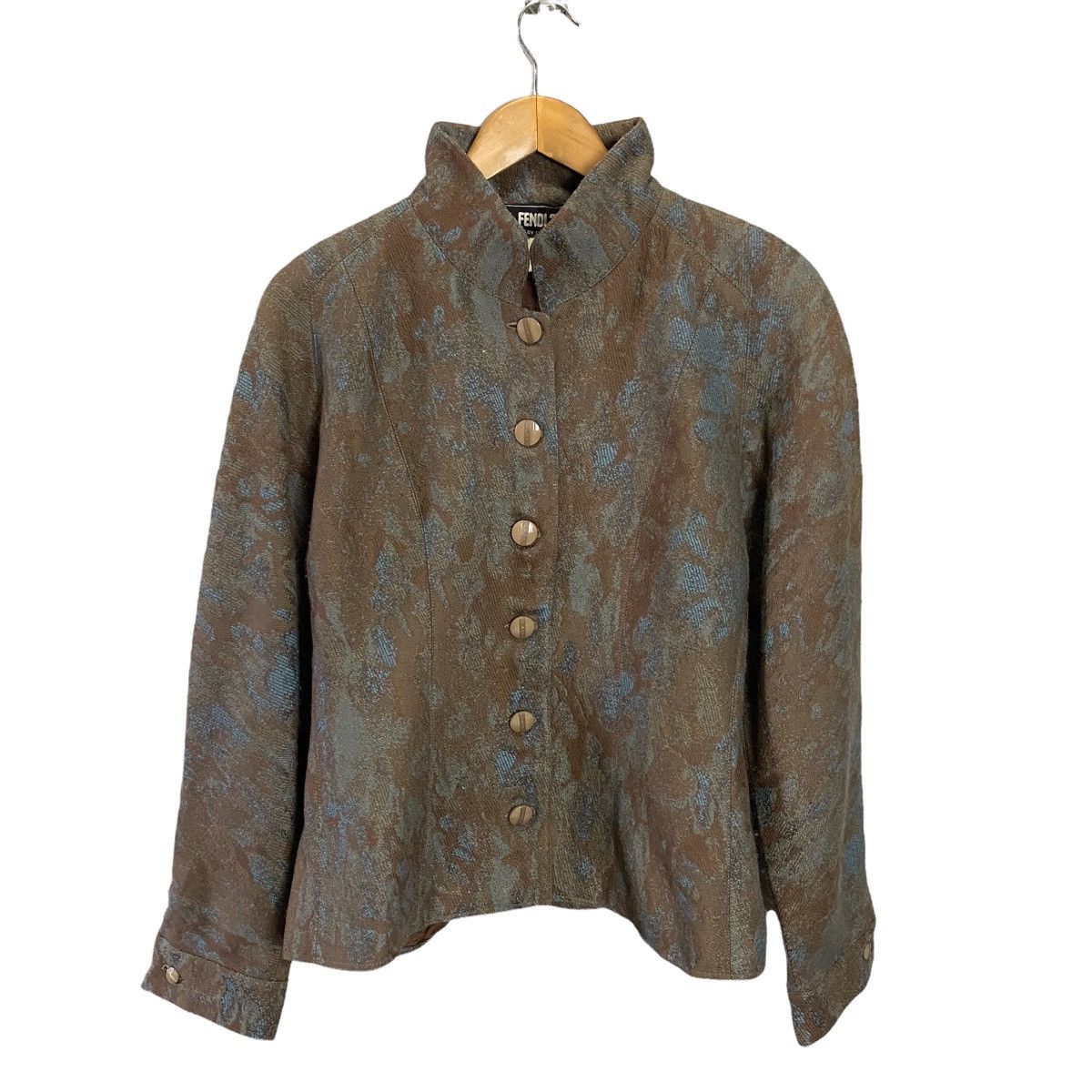 Fendi Fendi 365 vintage 70s button up wool woolle jacket Size M / US 6-8 / IT 42-44 - 1 Thumbnail
