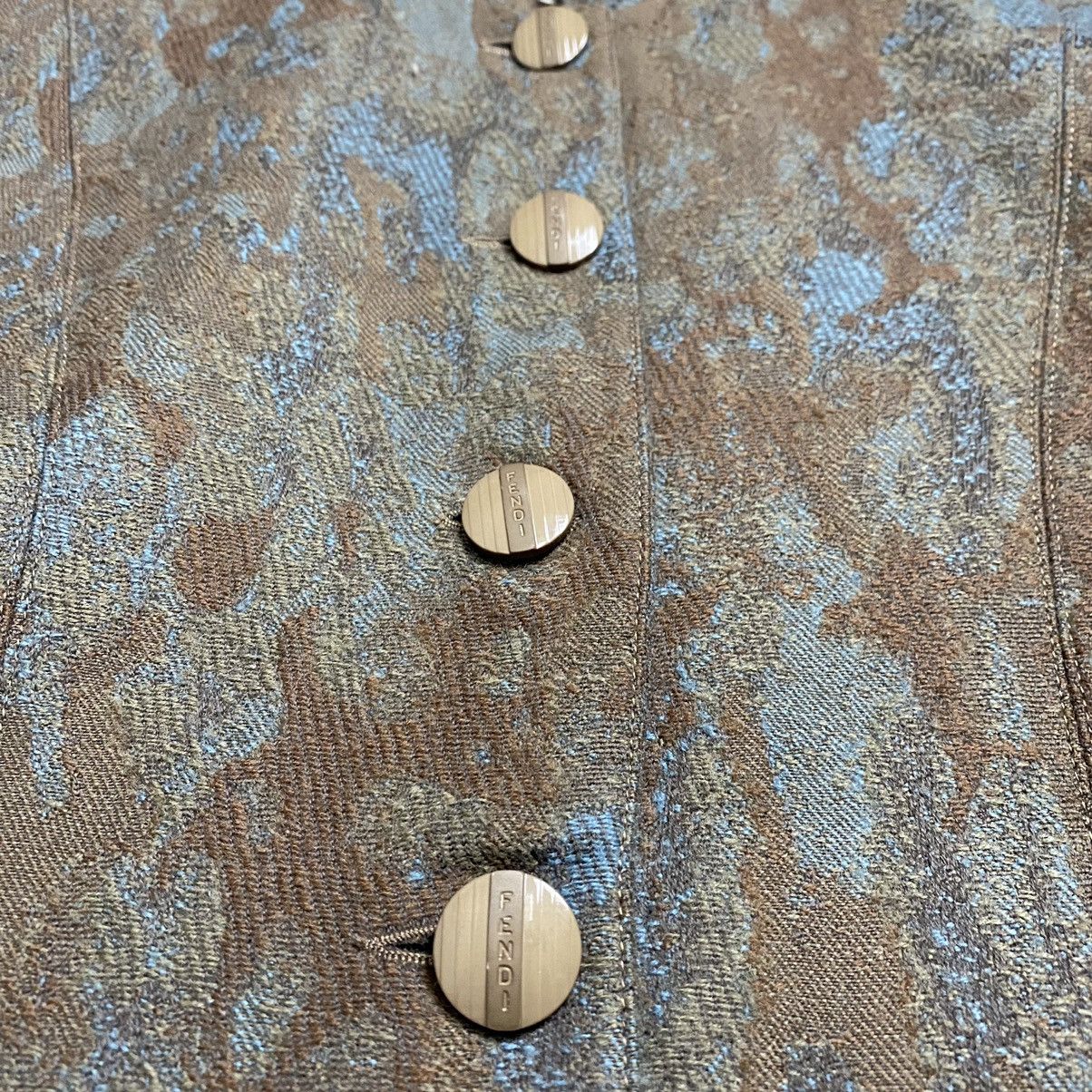 Fendi Fendi 365 vintage 70s button up wool woolle jacket Size M / US 6-8 / IT 42-44 - 8 Thumbnail