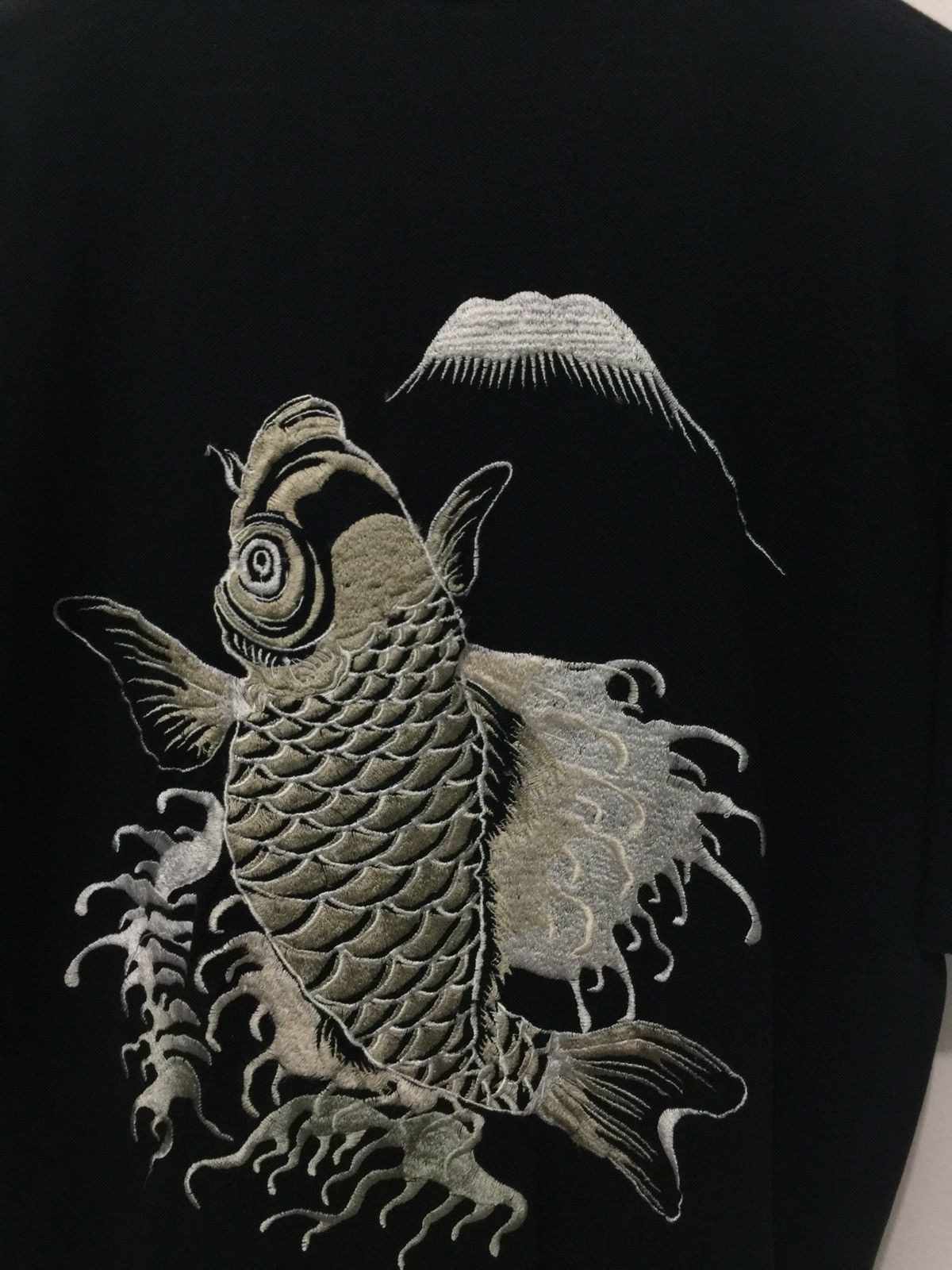 Japanese Brand Polos Khoi Fish Sukajan Embroidered Big Logo Size US L / EU 52-54 / 3 - 2 Thumbnail