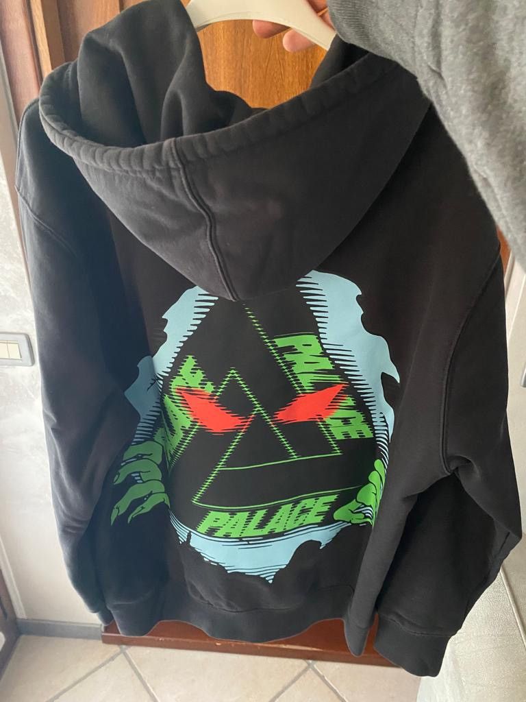 Palace Palace Tri-Ripper Hood (Navy) | Grailed