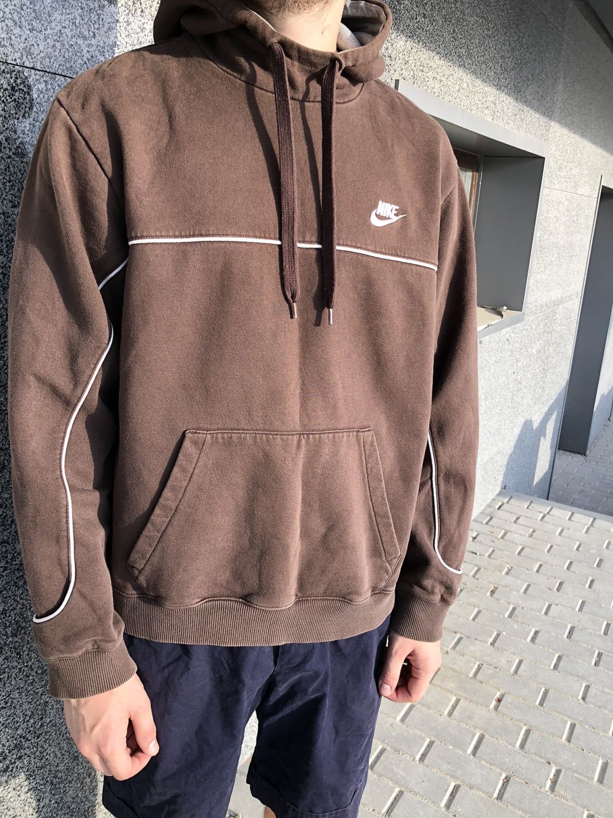 archaeo brown nike hoodie