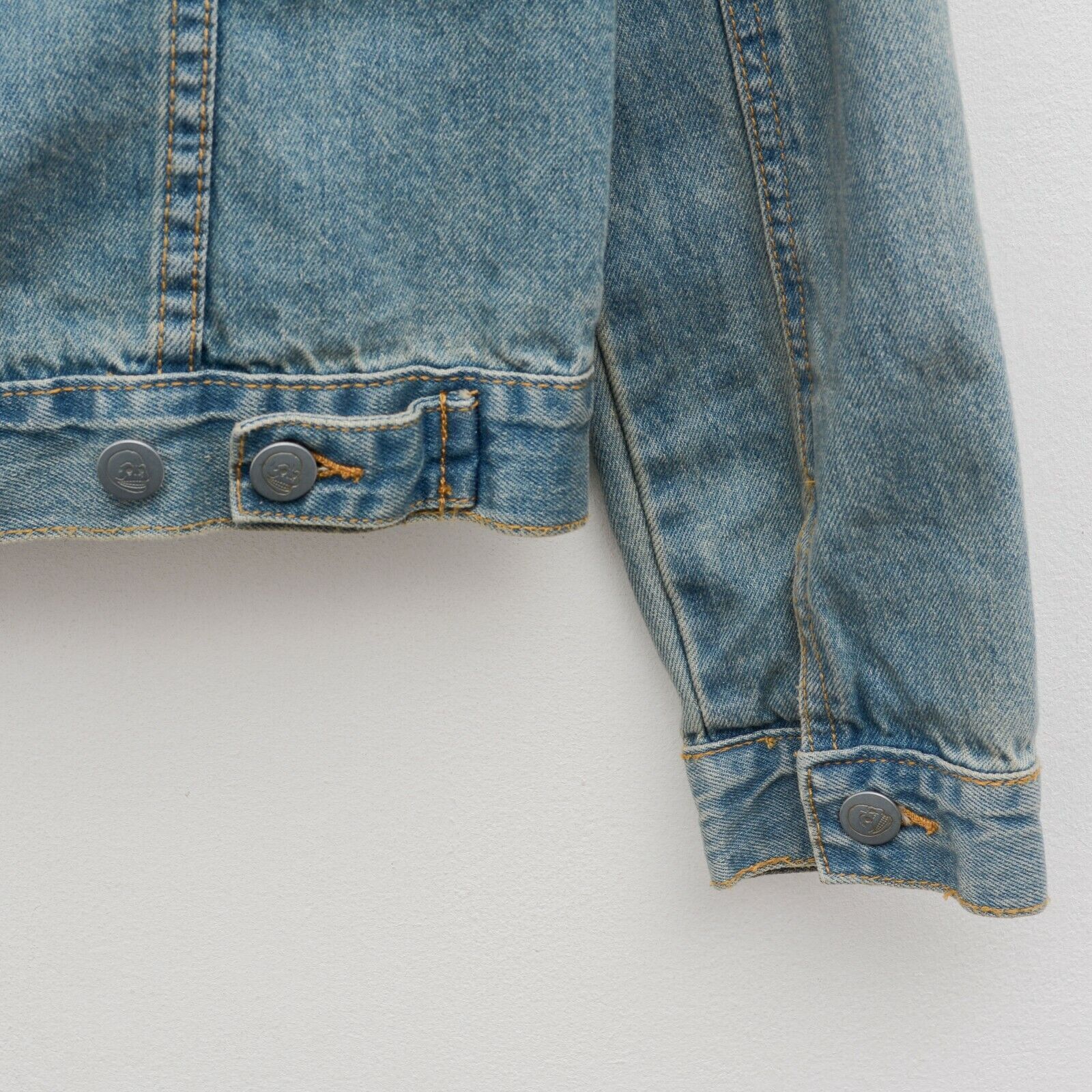 Cheap Monday Tobias Jean Jacket Denim Cotton Blue Blazer Top Coat Size S / US 4 / IT 40 - 6 Thumbnail