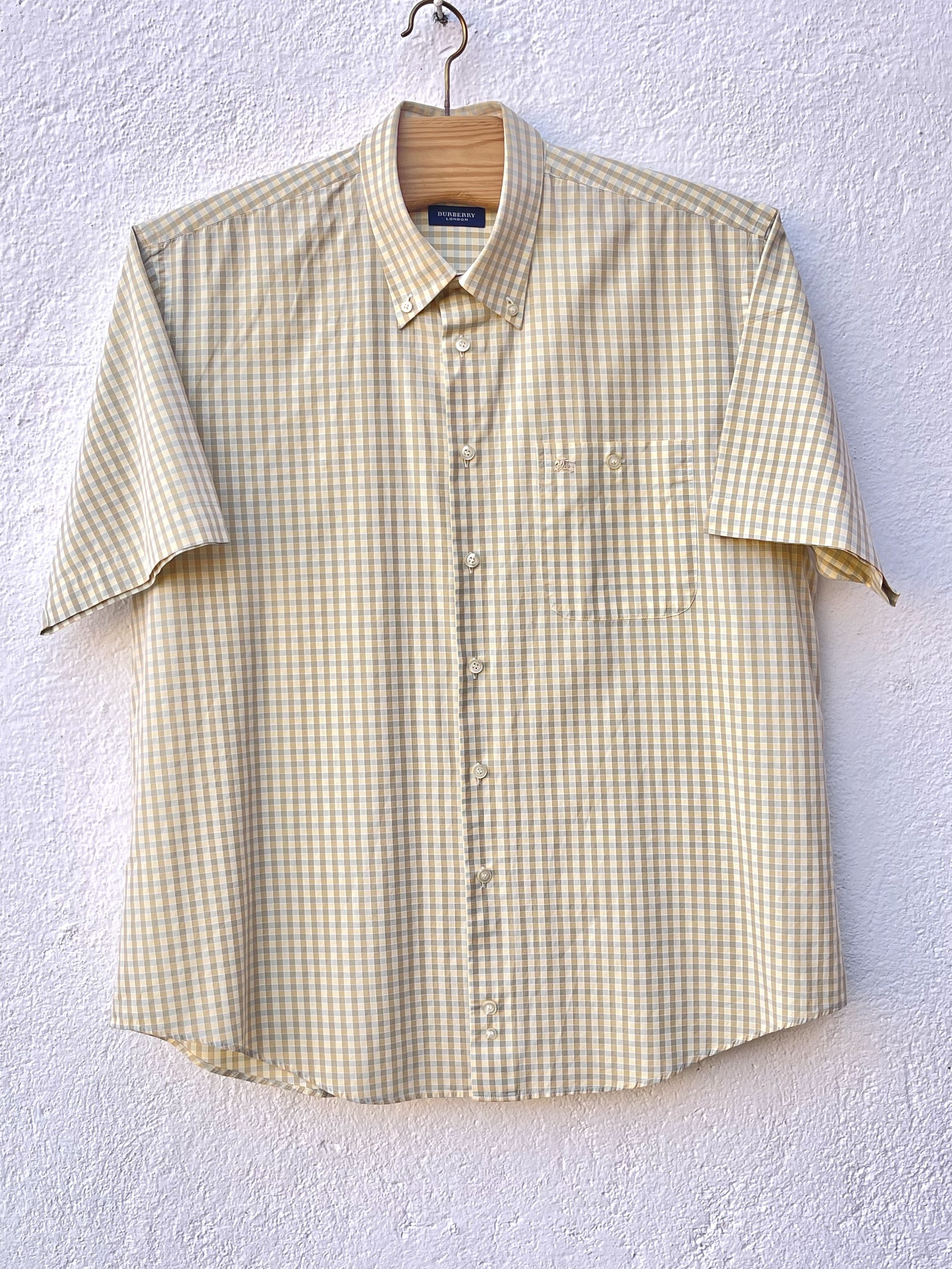 Burberry 🔥plaid checkered Burberry summer shirt tshirt true size xxl Size US XXL / EU 58 / 5 - 1 Thumbnail