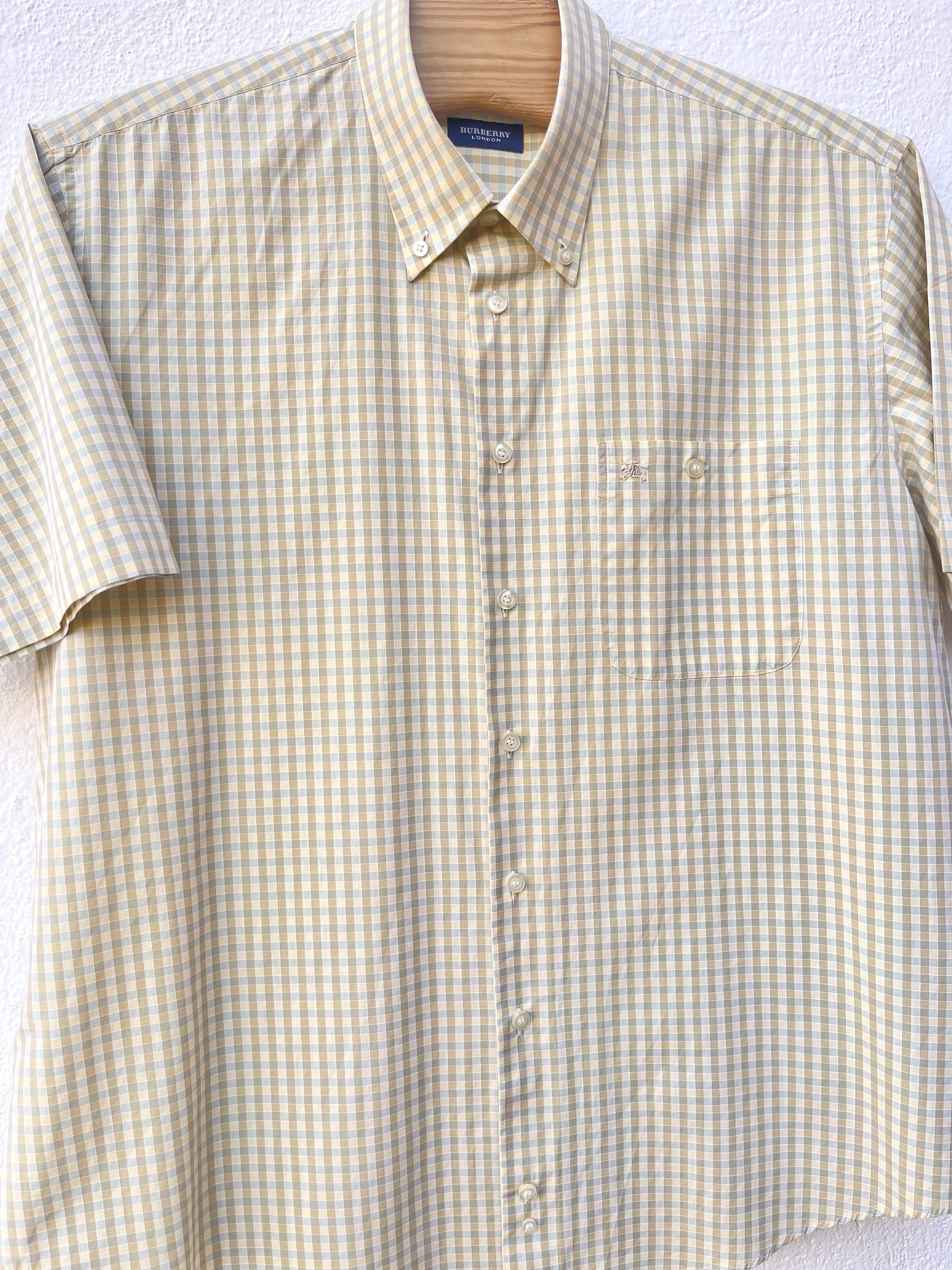 Burberry 🔥plaid checkered Burberry summer shirt tshirt true size xxl Size US XXL / EU 58 / 5 - 3 Thumbnail