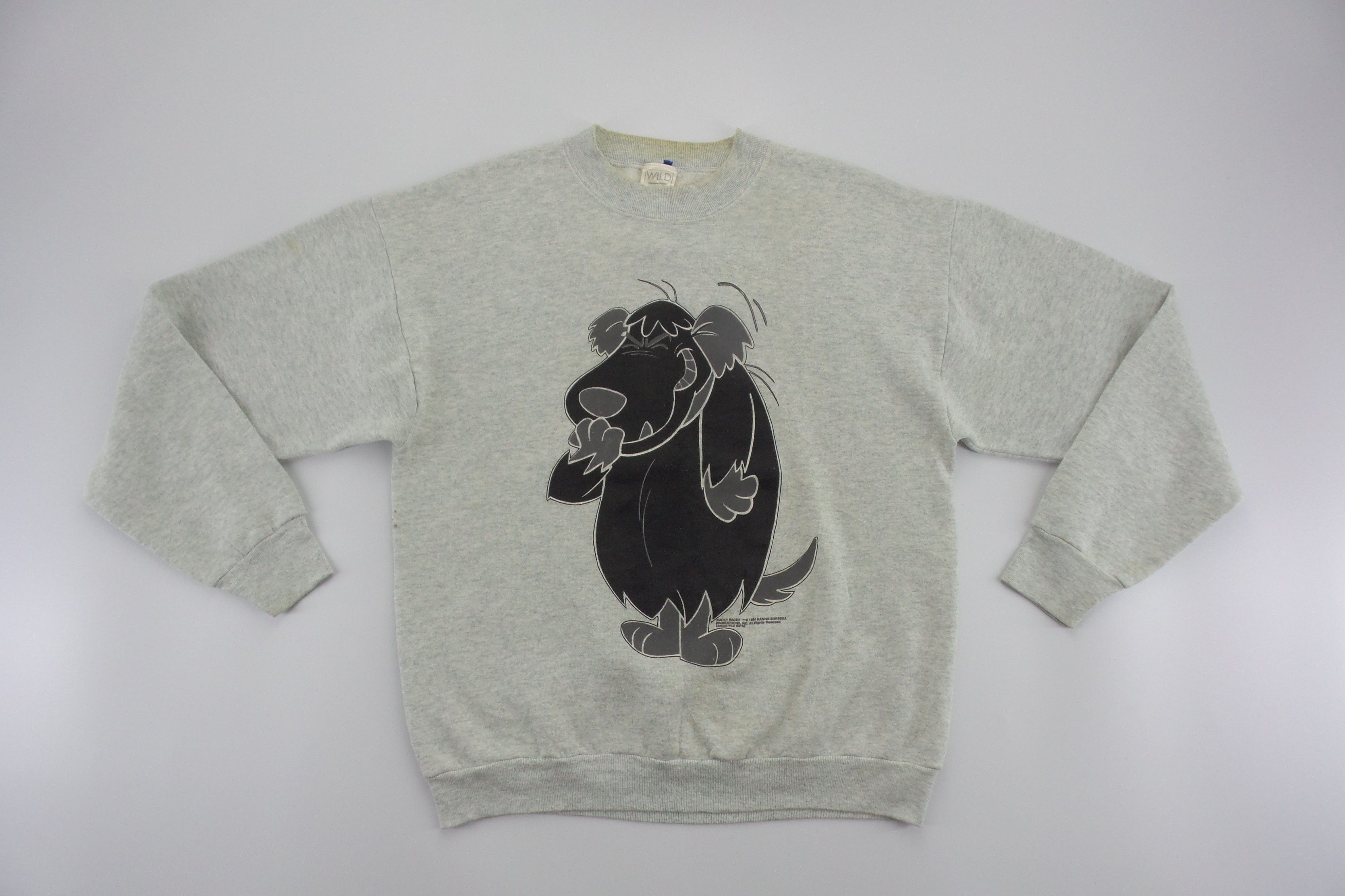 Cartoon Network × Vintage VINTAGE 90s Wild Oats 'Wacky Races - Muttley' Sweatshirts Size US L / EU 52-54 / 3 - 1 Thumbnail