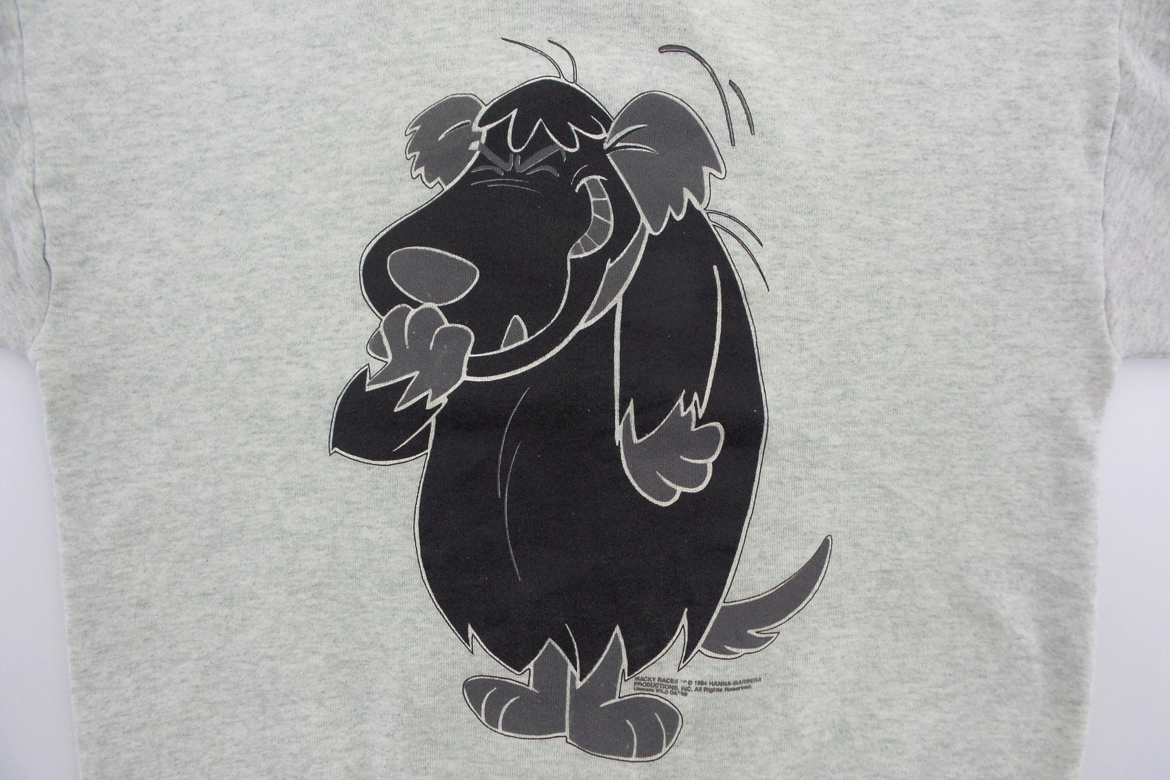 Cartoon Network × Vintage VINTAGE 90s Wild Oats 'Wacky Races - Muttley' Sweatshirts Size US L / EU 52-54 / 3 - 4 Thumbnail