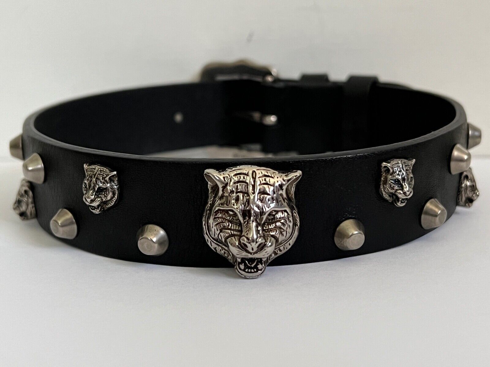Gucci Choker Necklace in Silver & Black Size ONE SIZE - 11 Thumbnail