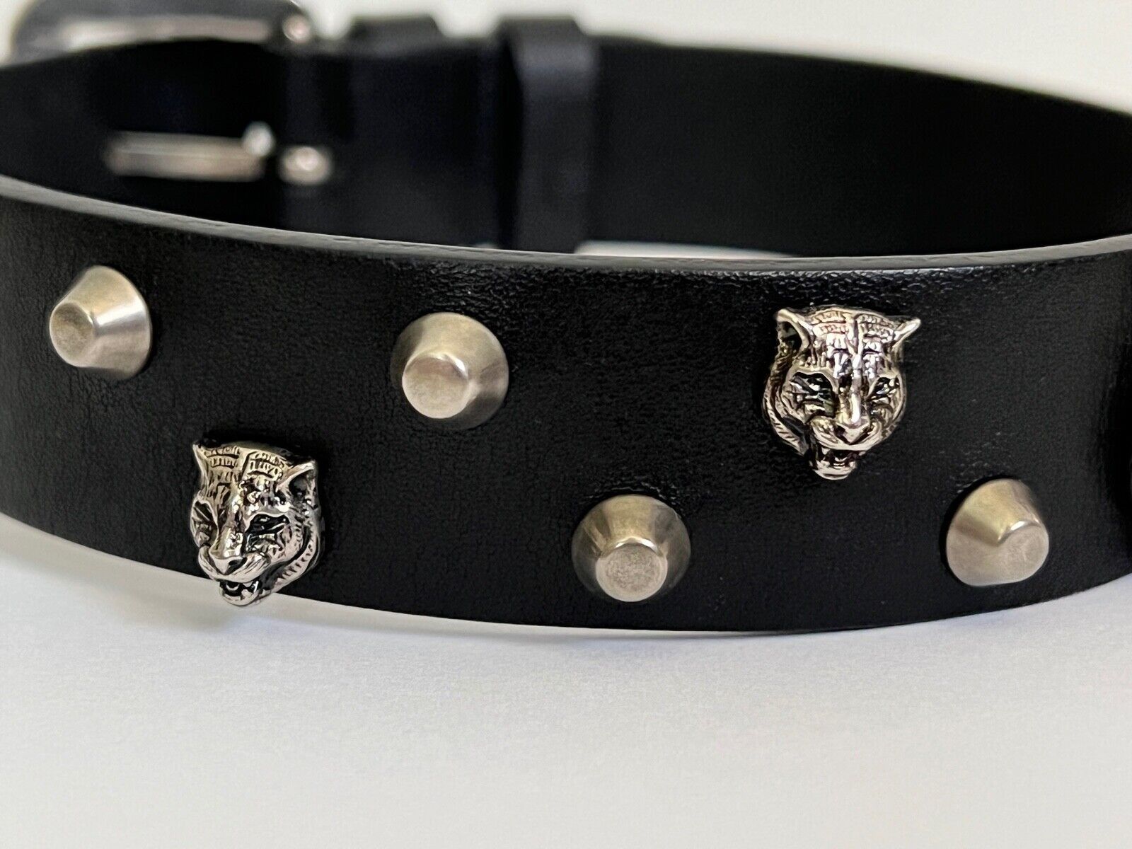 Gucci Choker Necklace in Silver & Black Size ONE SIZE - 7 Thumbnail