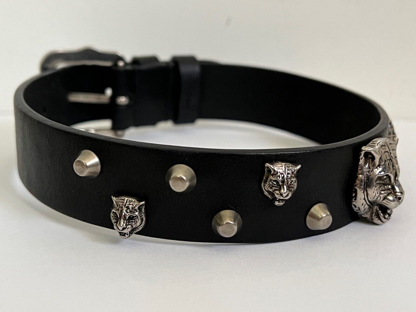 Gucci Choker Necklace in Silver & Black Size ONE SIZE - 6 Thumbnail