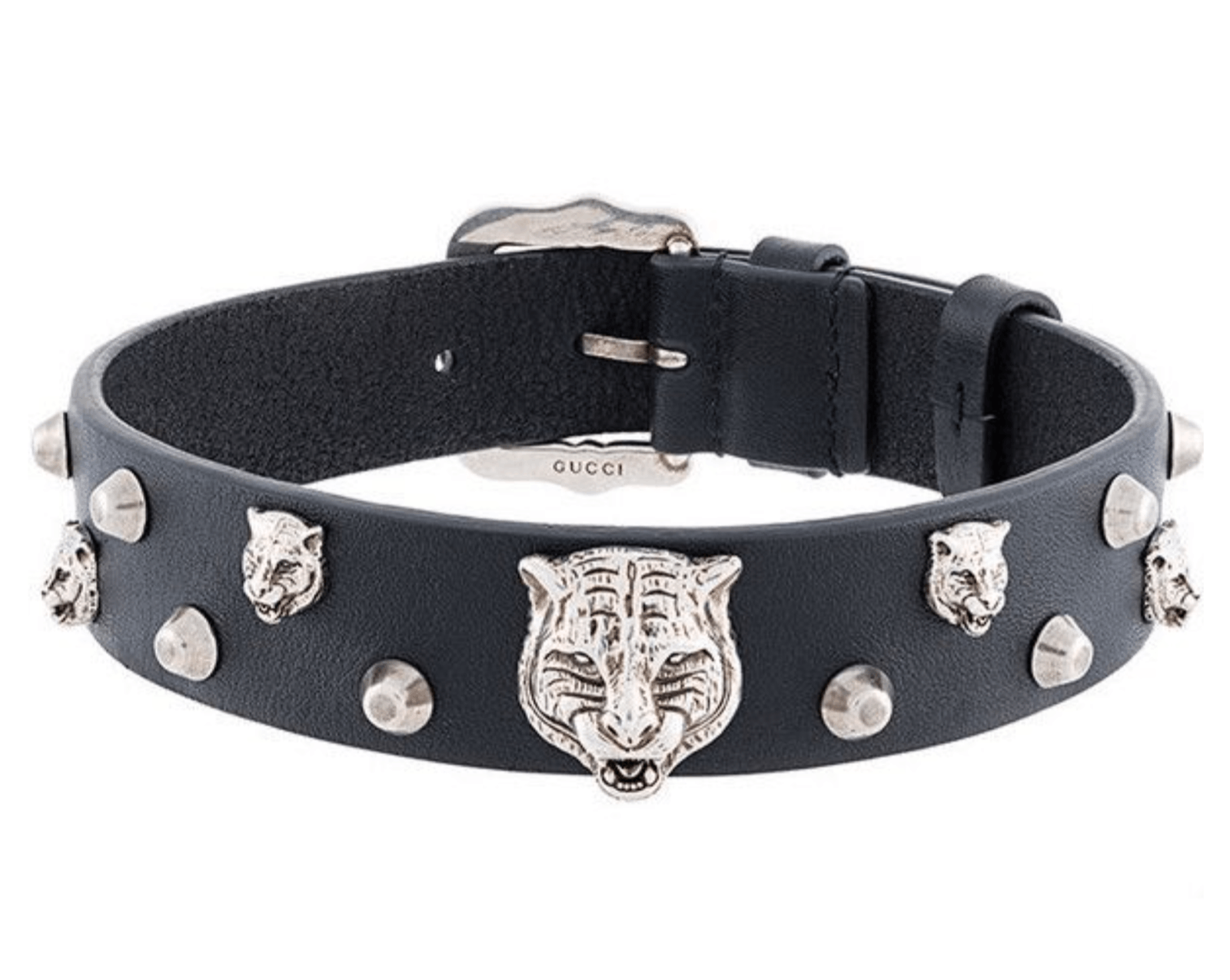Gucci Choker Necklace in Silver & Black Size ONE SIZE - 1 Thumbnail