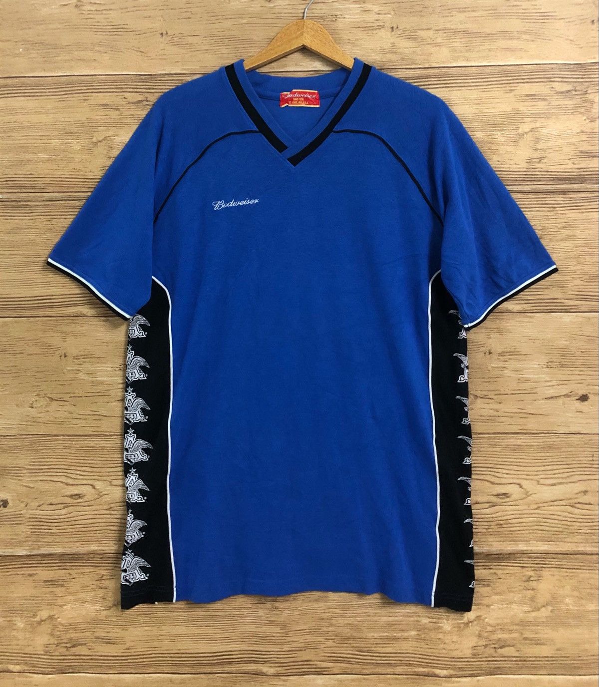 Budweiser Ringer T-Shirt – Classic Logo Tee For Men