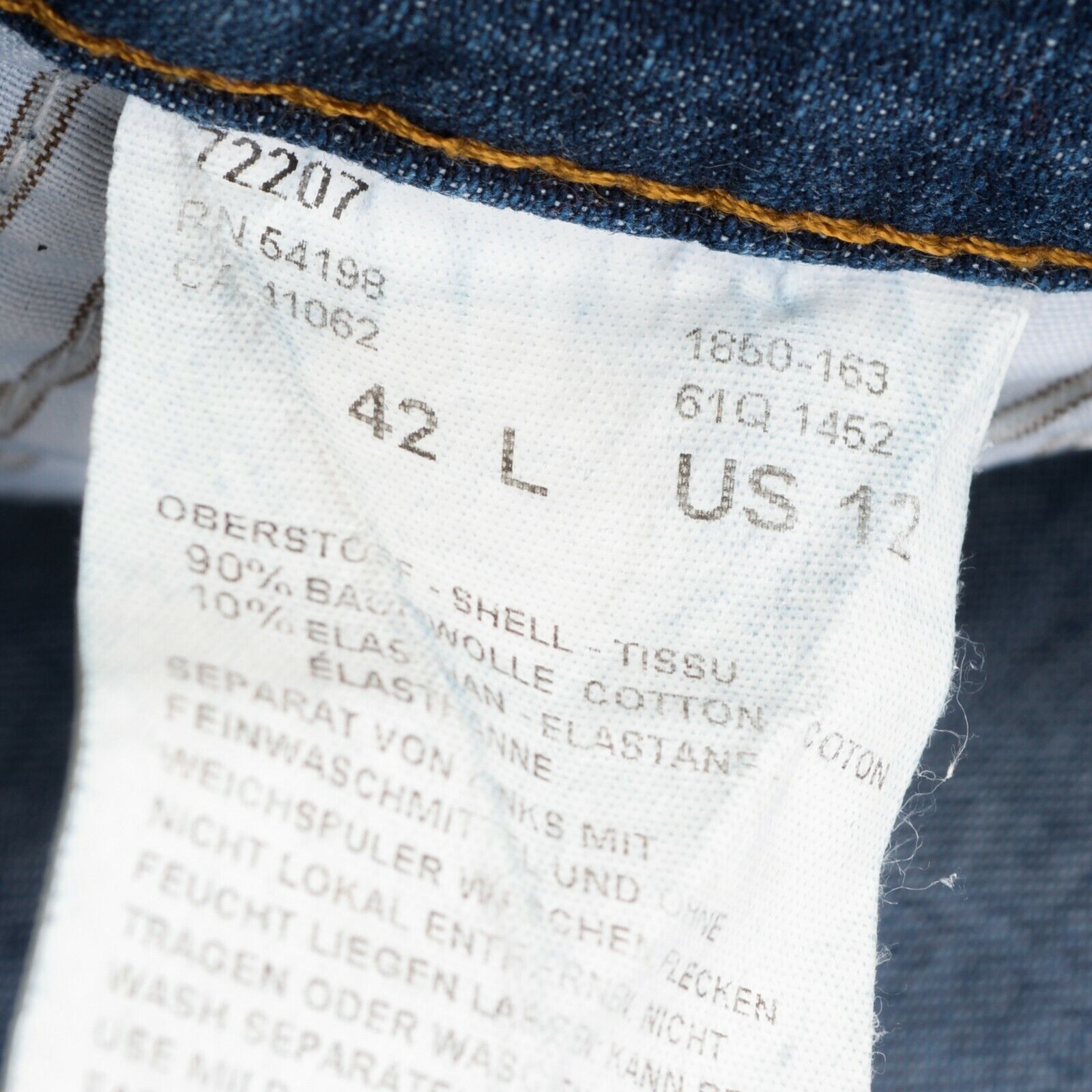 Bogner Jeans UK 16 Stretch Straight Regular EU 42 DE Denim Pants Size 35" - 5 Thumbnail
