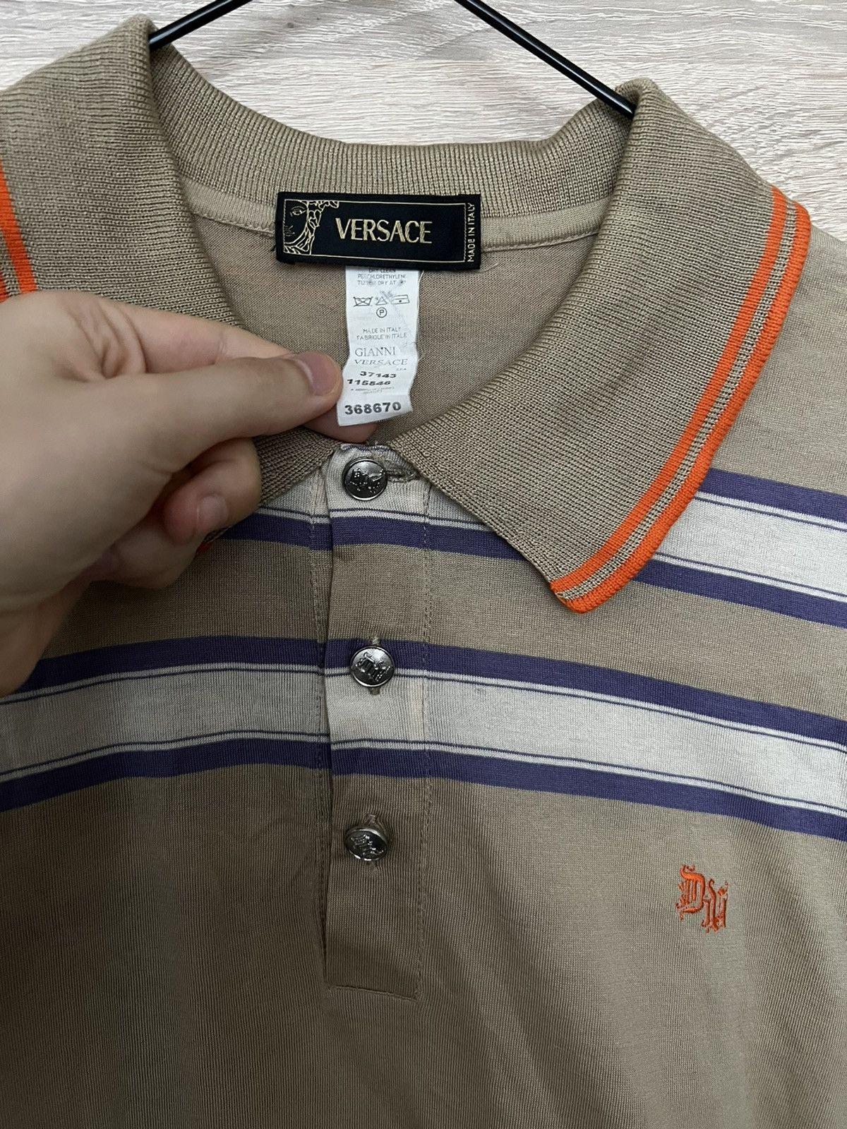 Gianni Versace Polo Shirt | Grailed