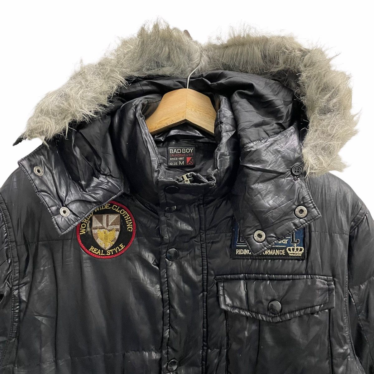 Hysteric Glamour × Japanese Brand 💥 BAD BOY PUFFER HOODIE WINTER JACKET Size US M / EU 48-50 / 2 - 4 Thumbnail