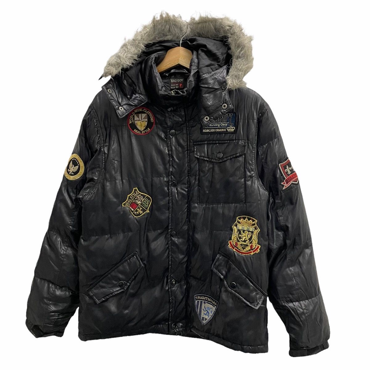 Hysteric Glamour × Japanese Brand 💥 BAD BOY PUFFER HOODIE WINTER JACKET Size US M / EU 48-50 / 2 - 3 Thumbnail