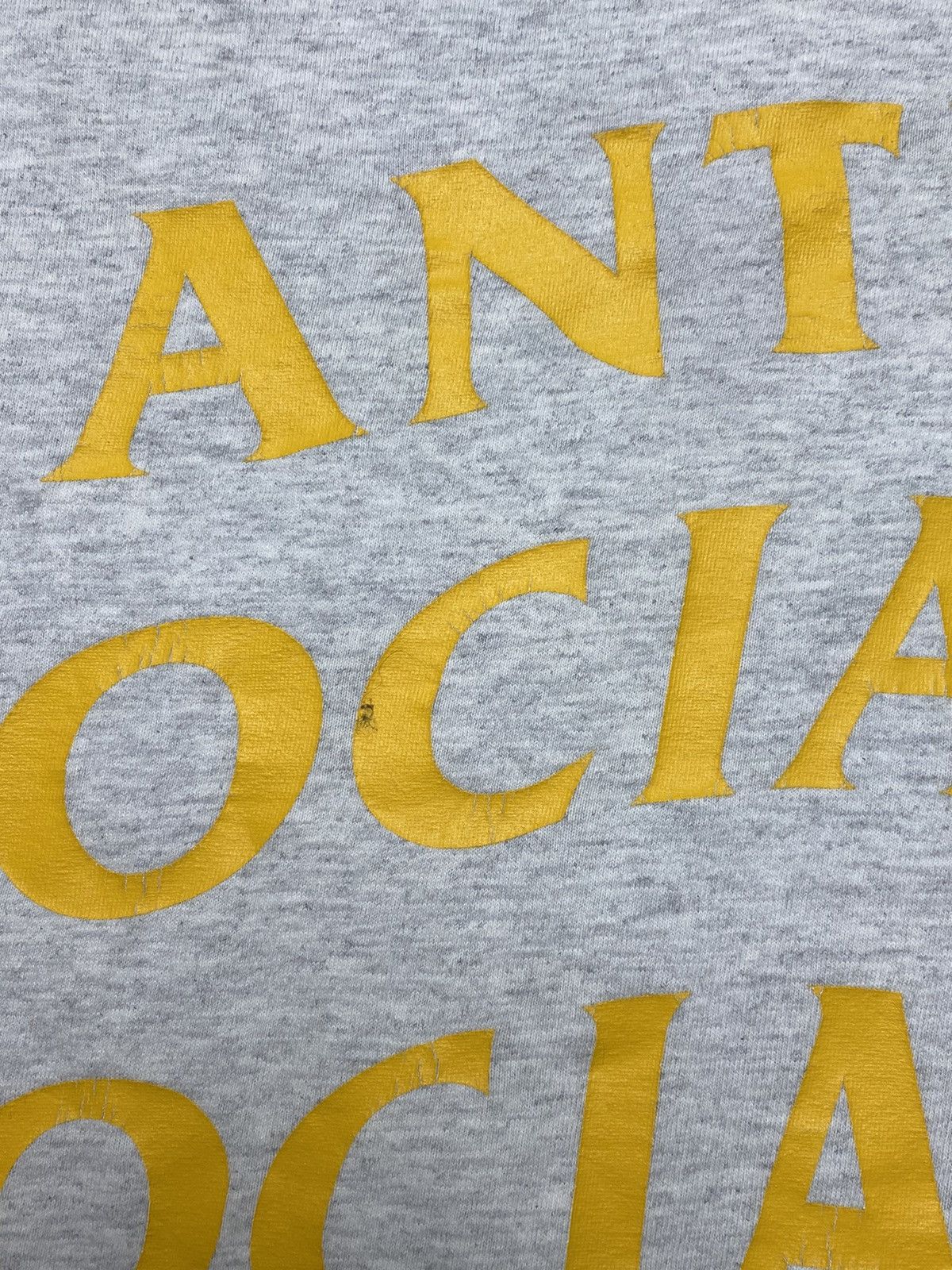 Anti Social Social Club Anti Social Social Club grey Tee yellow logo Size US M / EU 48-50 / 2 - 3 Thumbnail