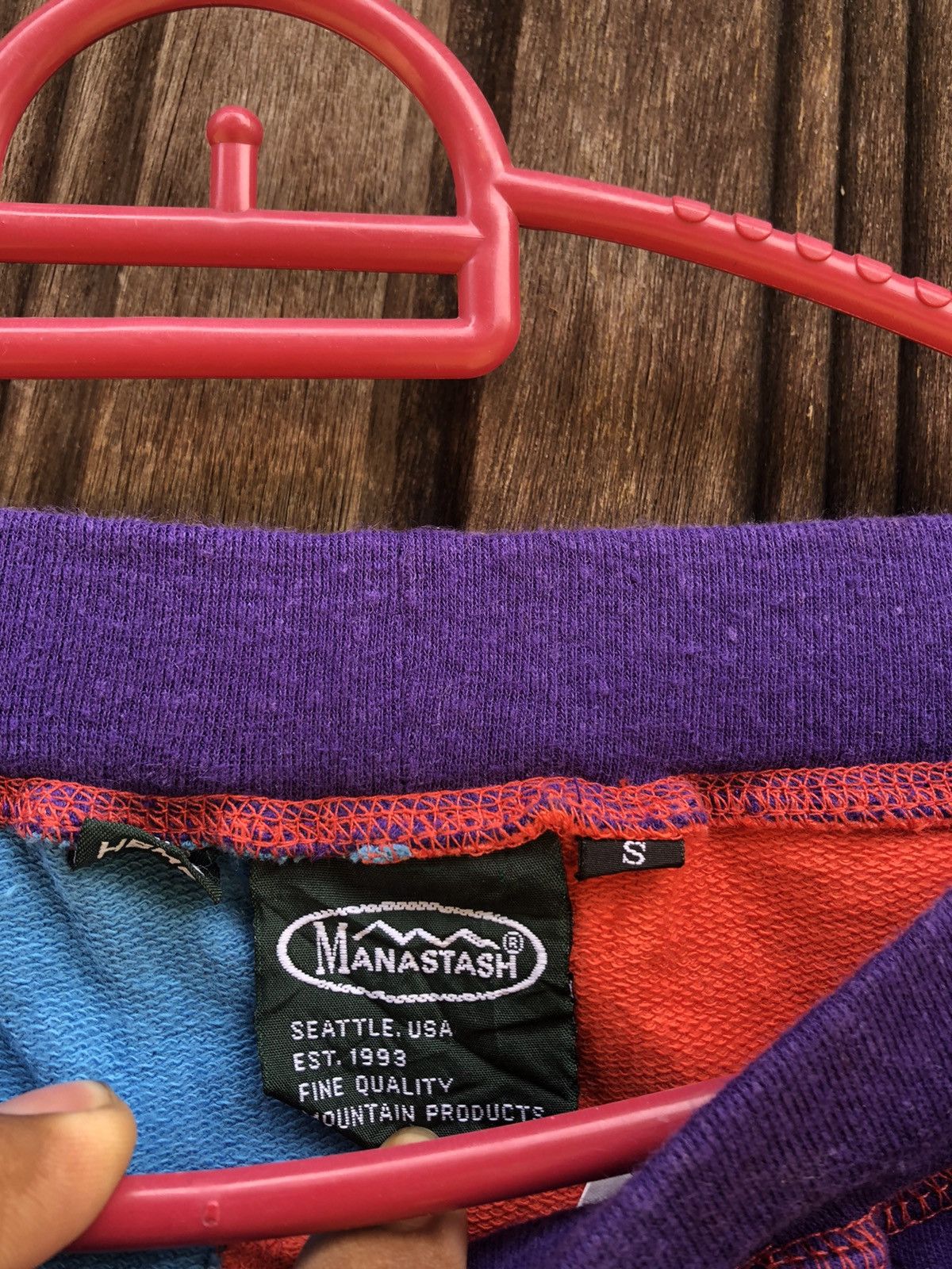 Manastash x multi colour x double pockets skirt