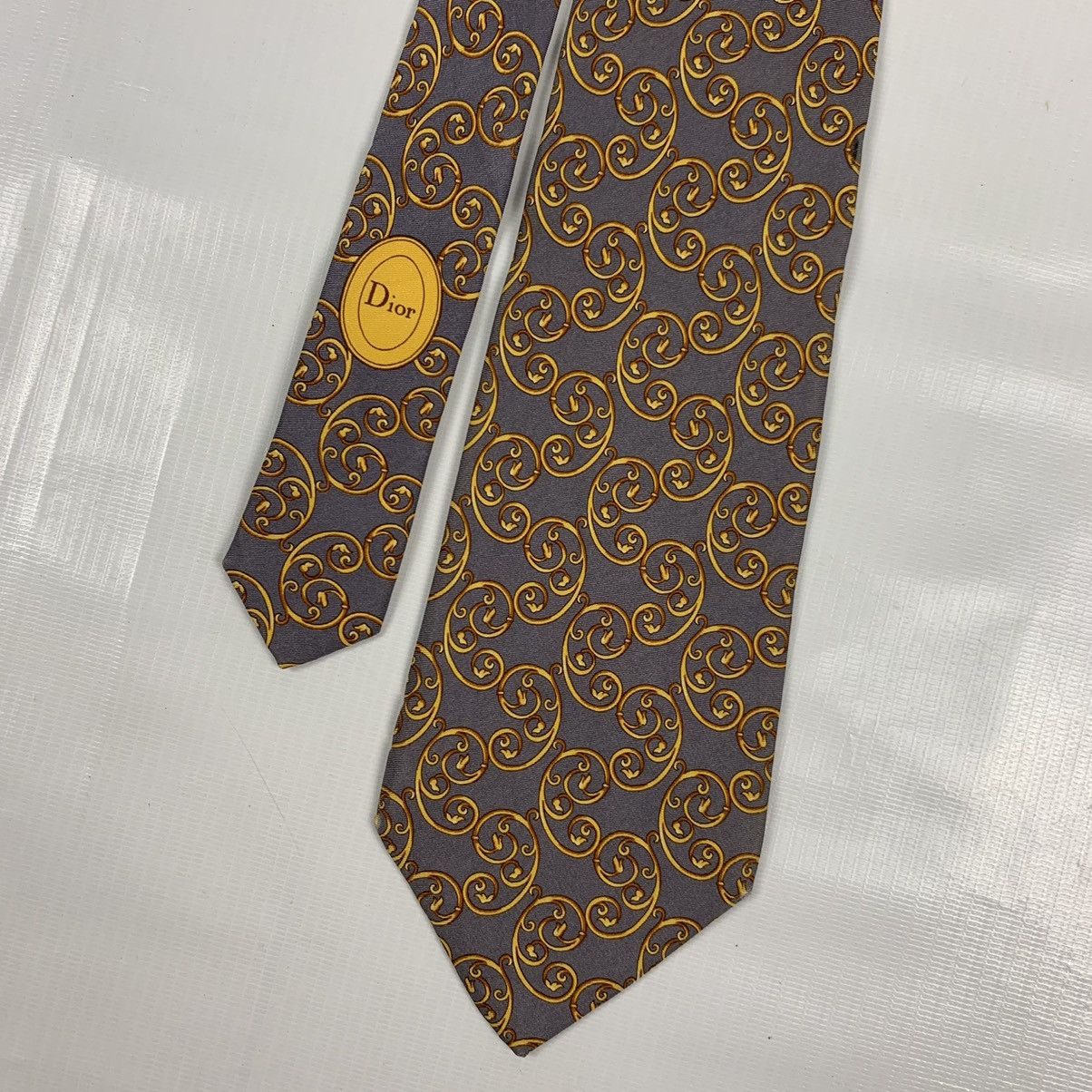 Christian Dior Monsieur × Dior Christian Dior Silk Tie Size ONE SIZE - 2 Thumbnail