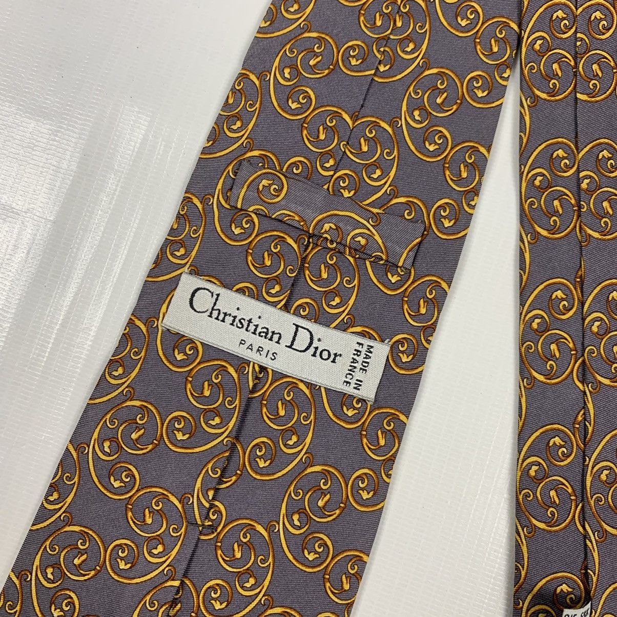 Christian Dior Monsieur × Dior Christian Dior Silk Tie Size ONE SIZE - 4 Thumbnail