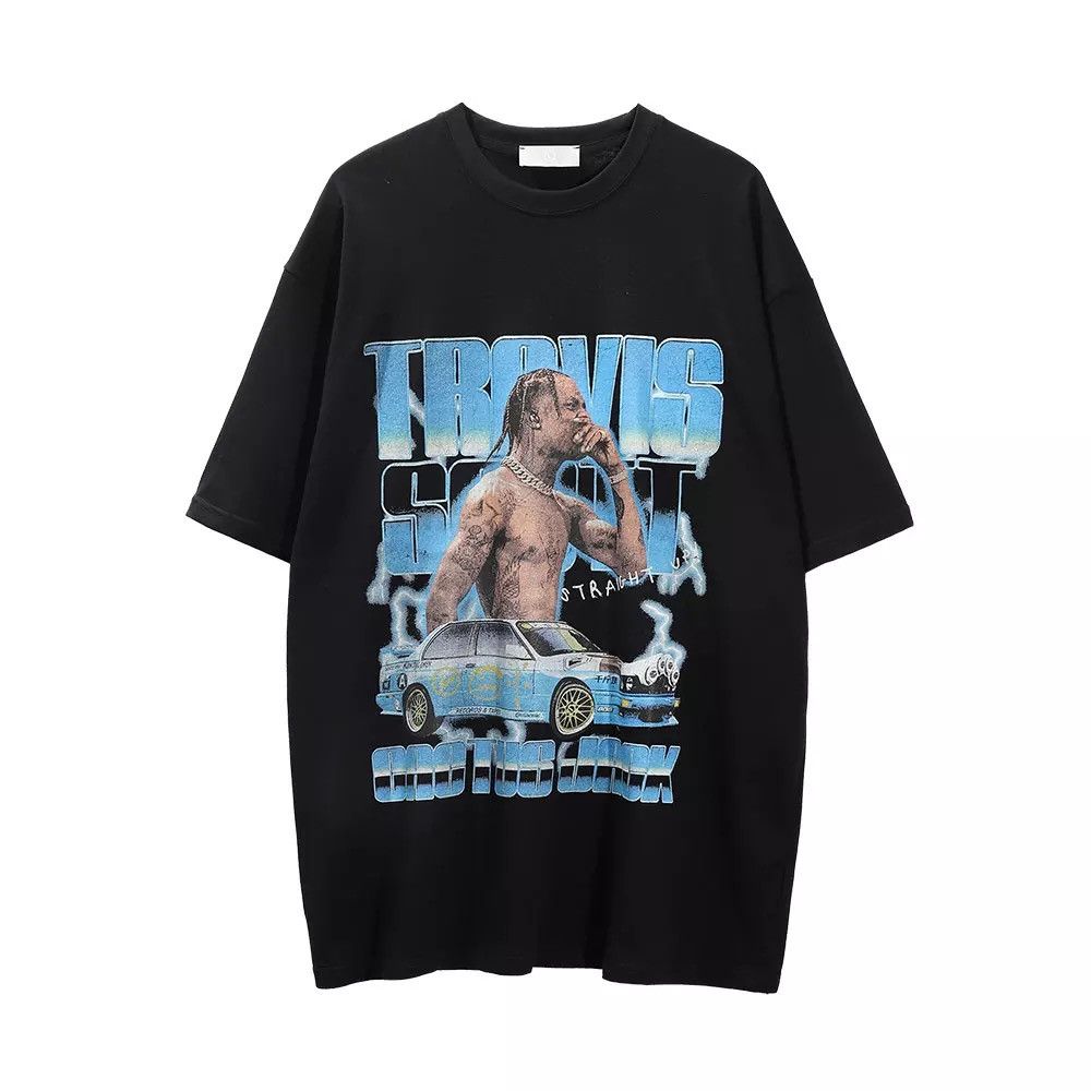 Vintage Washed Rapper Oversized Tee