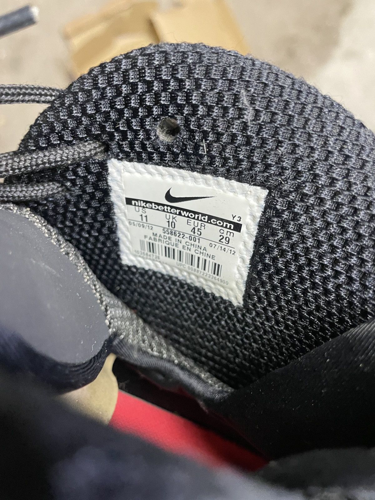 Nike Zoom Rookie Prm Galaxy Black Pod 2012 Size US 11 / EU 44 - 11 Thumbnail