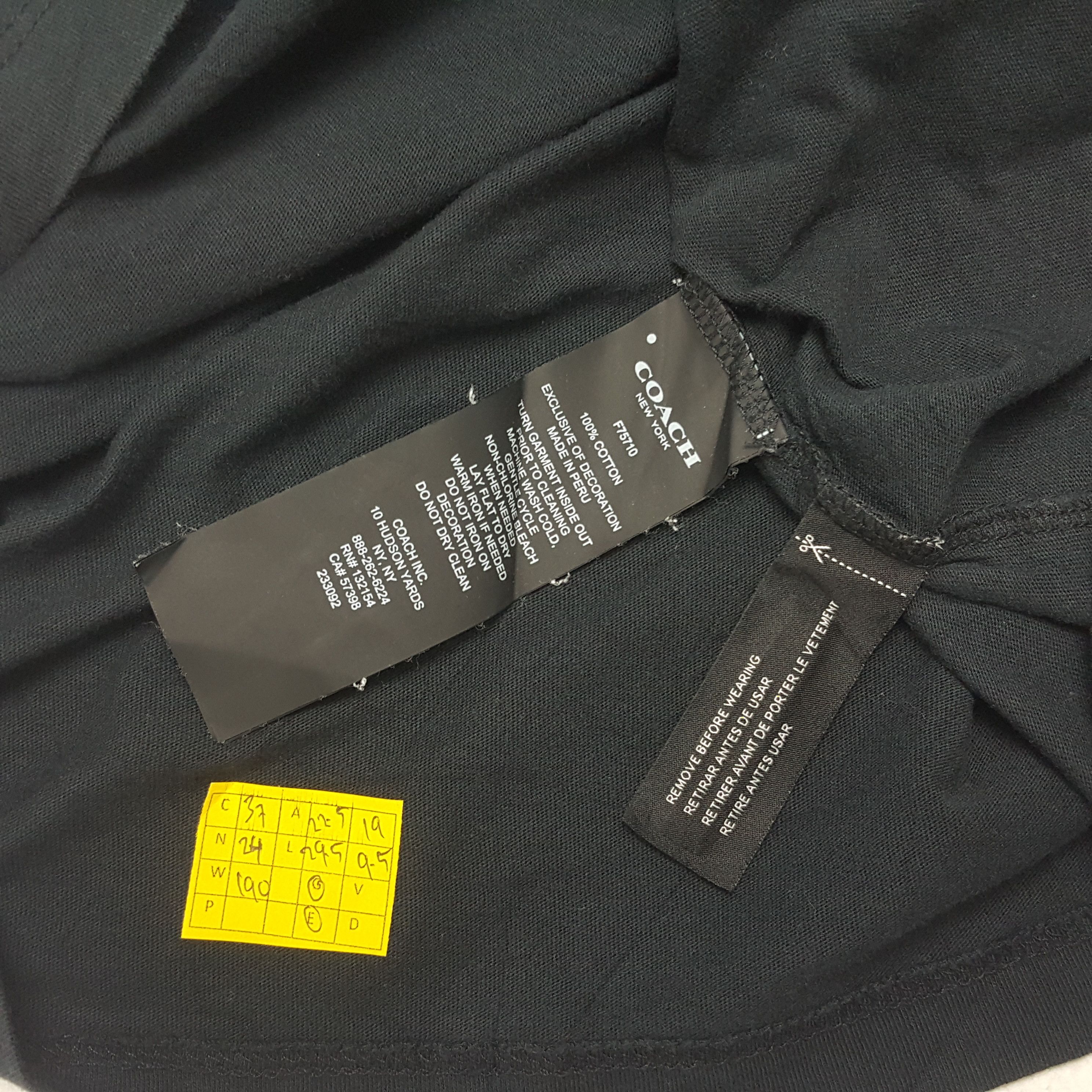 Coach × Vintage Vintage COACH Monogram Pocket Design T-Shirt Size US L / EU 52-54 / 3 - 5 Thumbnail