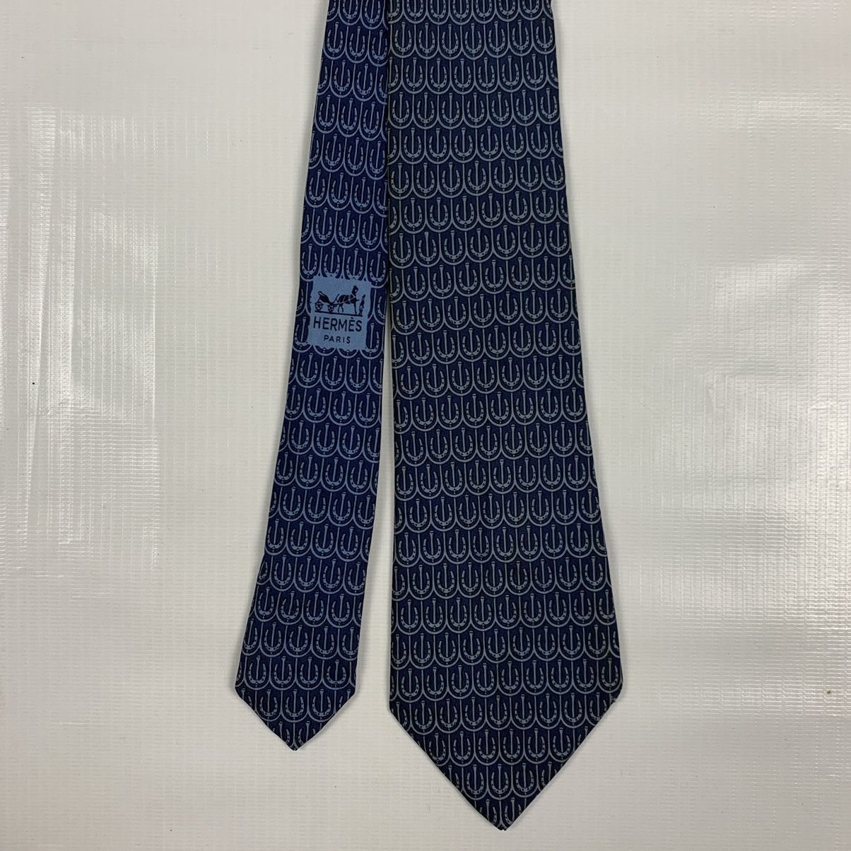 Hermes Hermes Paris Silk Tie Size ONE SIZE - 2 Thumbnail