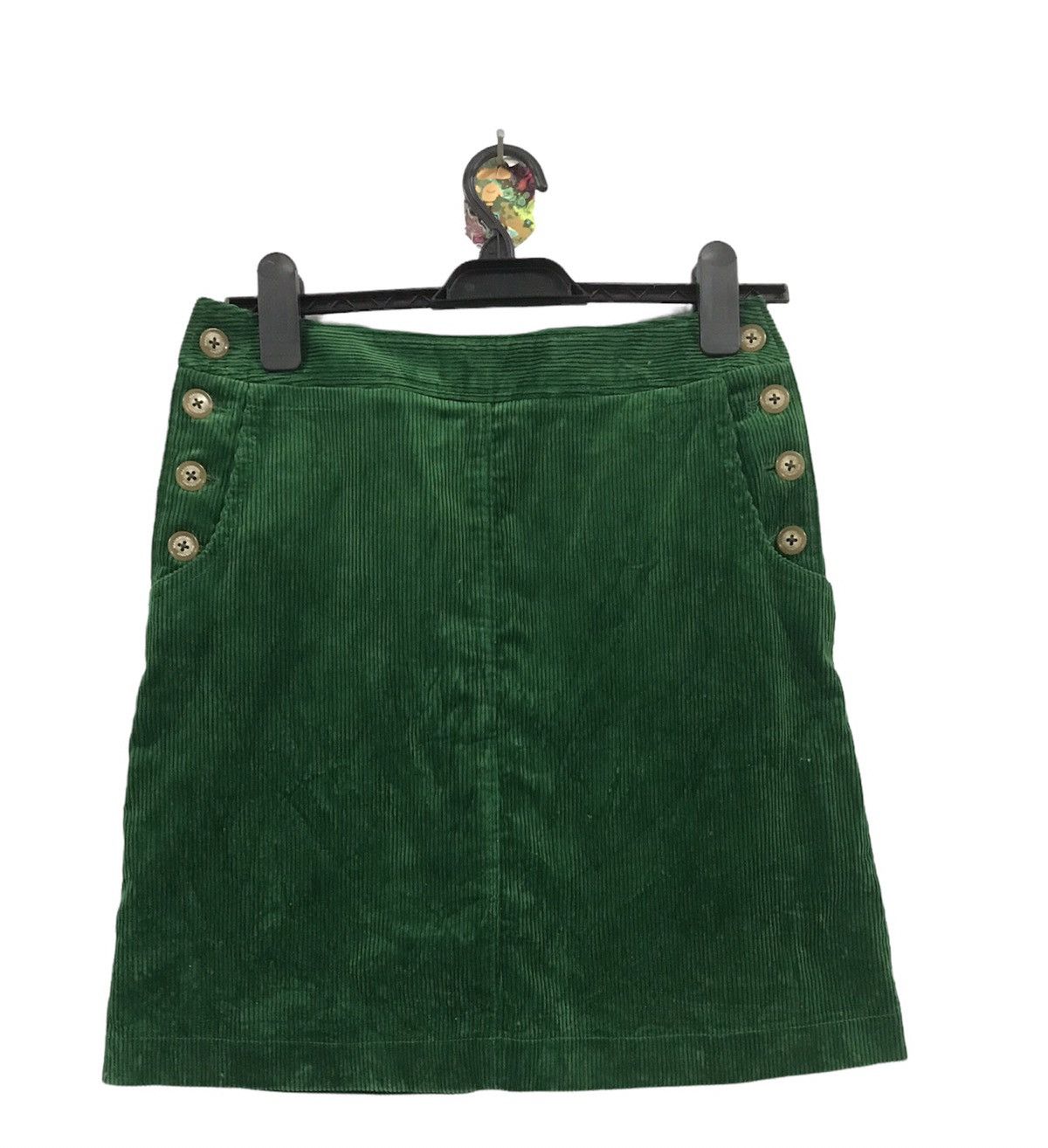 Mackintosh Velvet Button Skirt