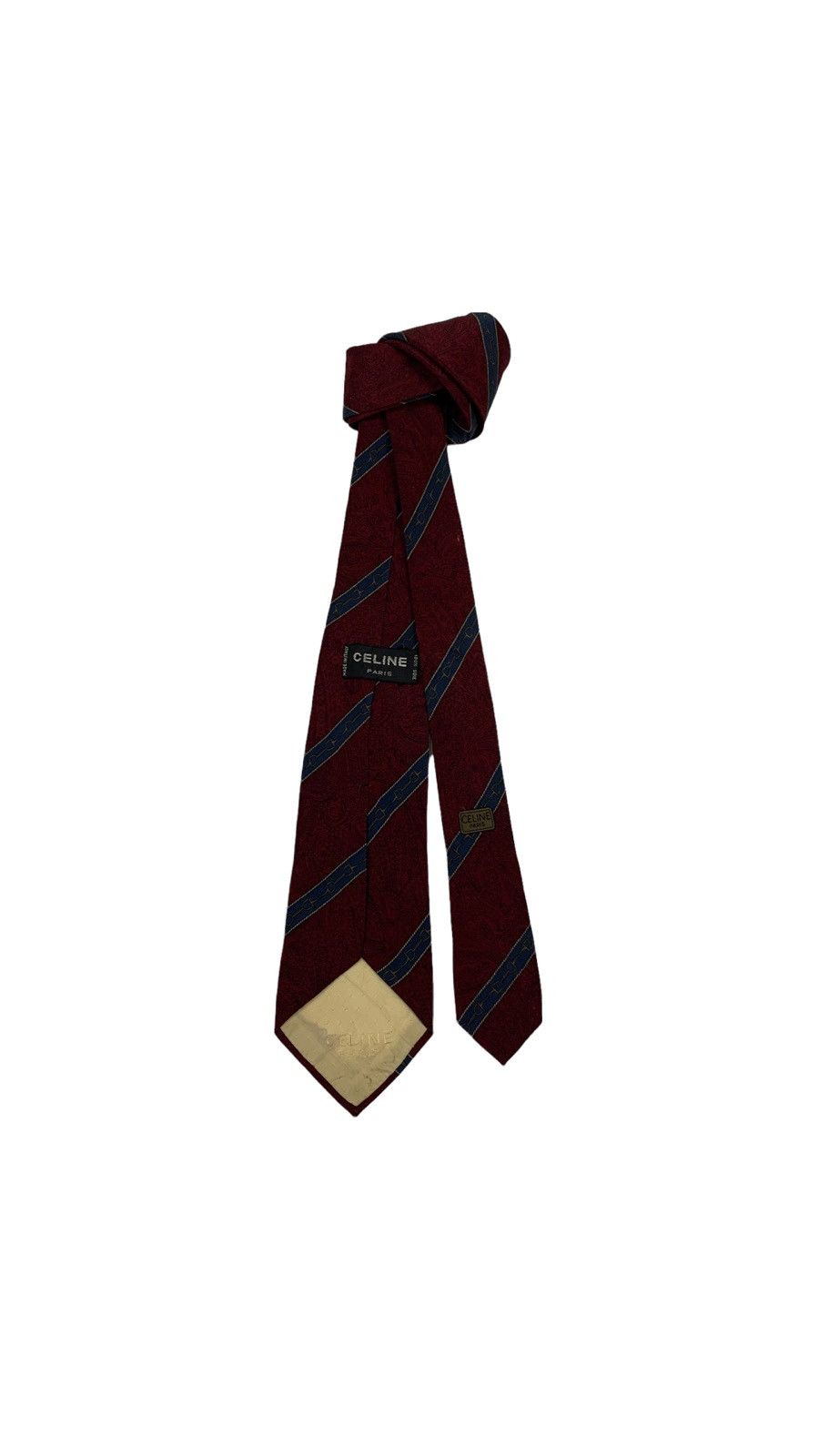 Celine Celine Paris Silk Tie Size ONE SIZE - 5 Thumbnail