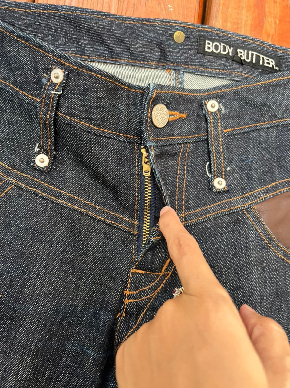 Japanese Brand Japanese Brand Body Butter Bootcut Denim Cargo Size US 31 - 4 Thumbnail