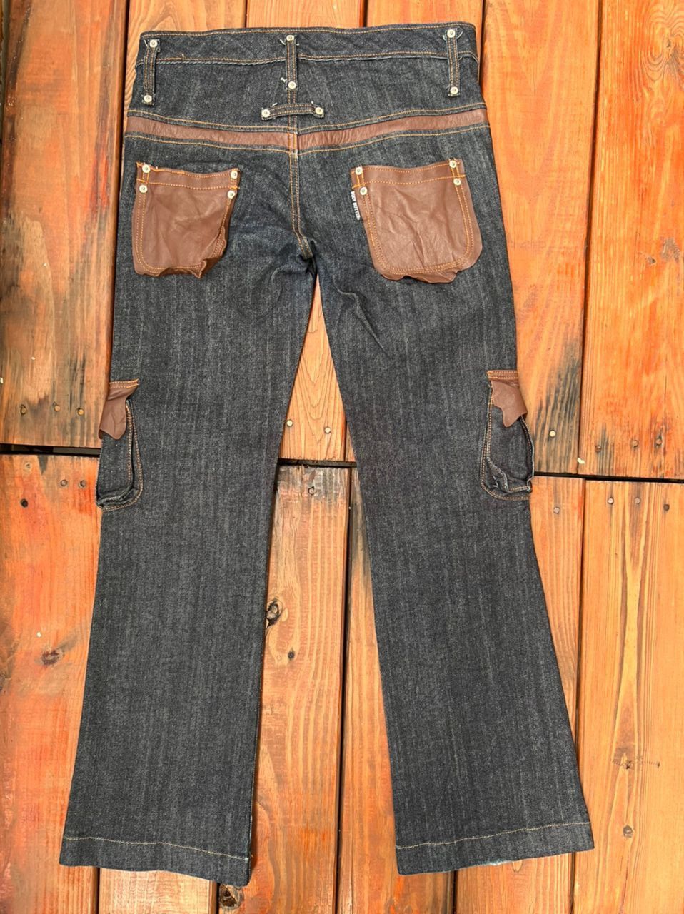 Japanese Brand Japanese Brand Body Butter Bootcut Denim Cargo Size US 31 - 24 Thumbnail