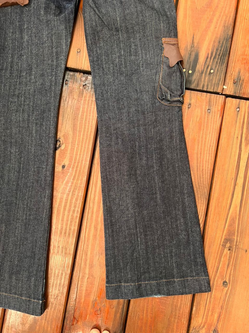 Japanese Brand Japanese Brand Body Butter Bootcut Denim Cargo Size US 31 - 22 Thumbnail
